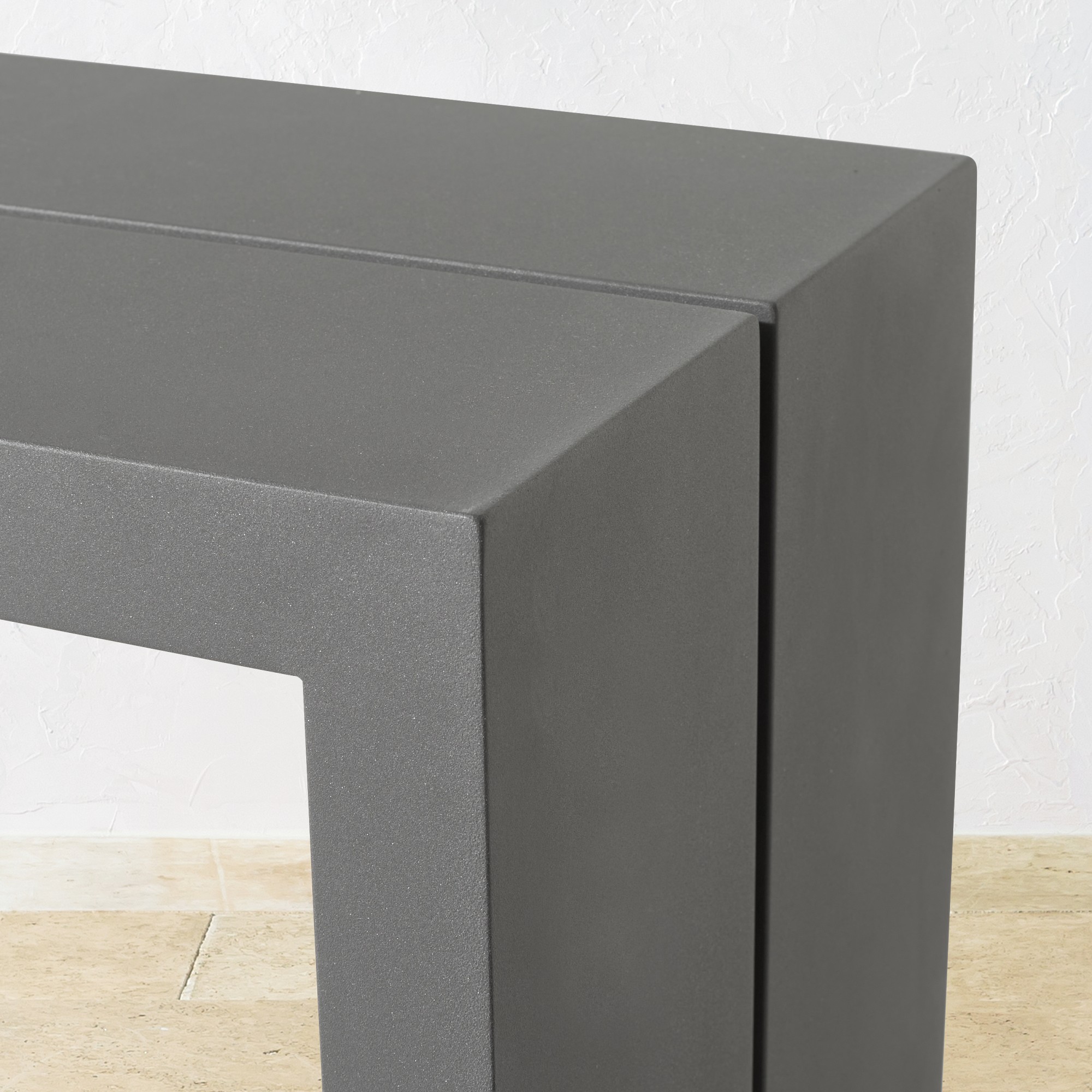 Larnaca Outdoor Metal Dining Bench (46