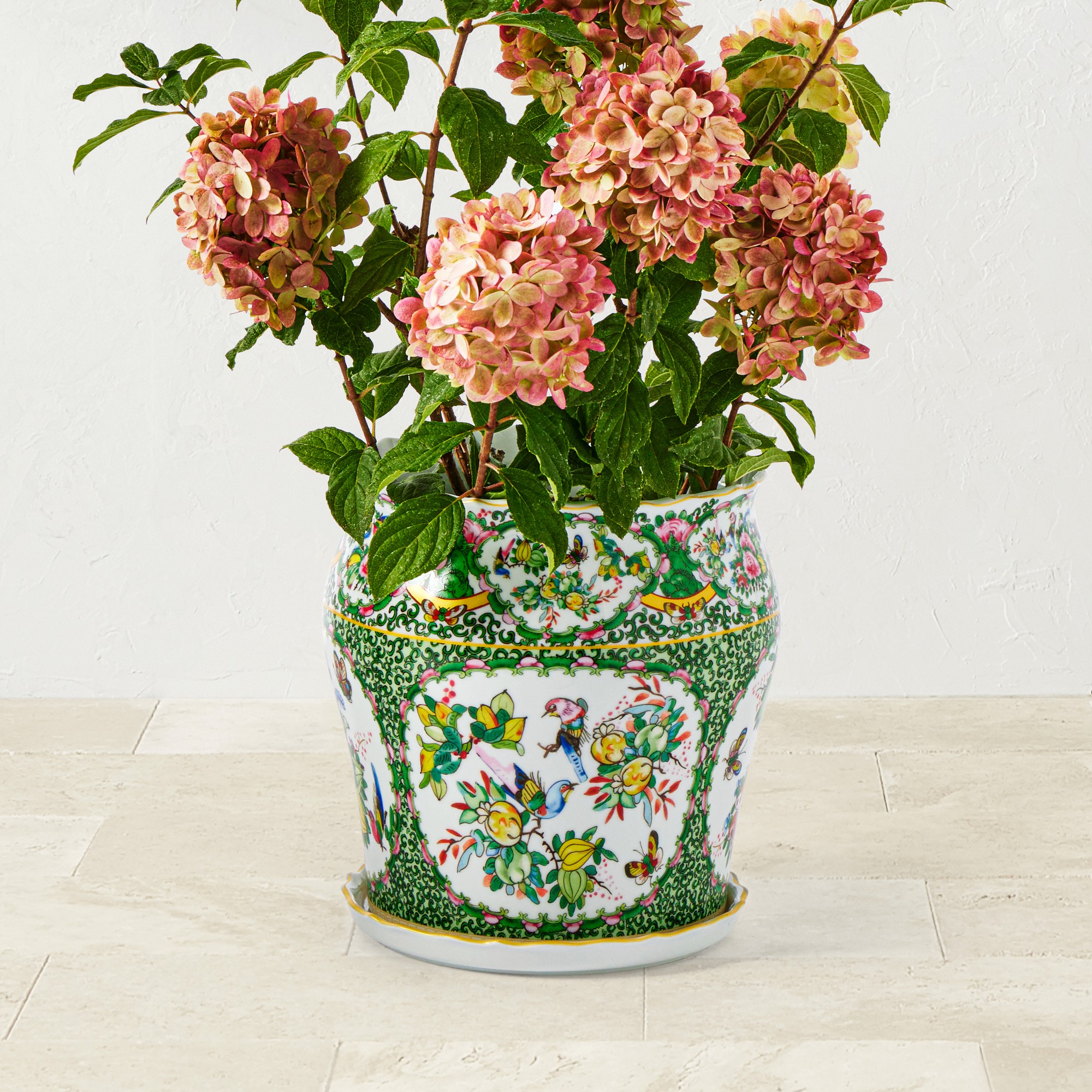 Famille Rose Planter Collection