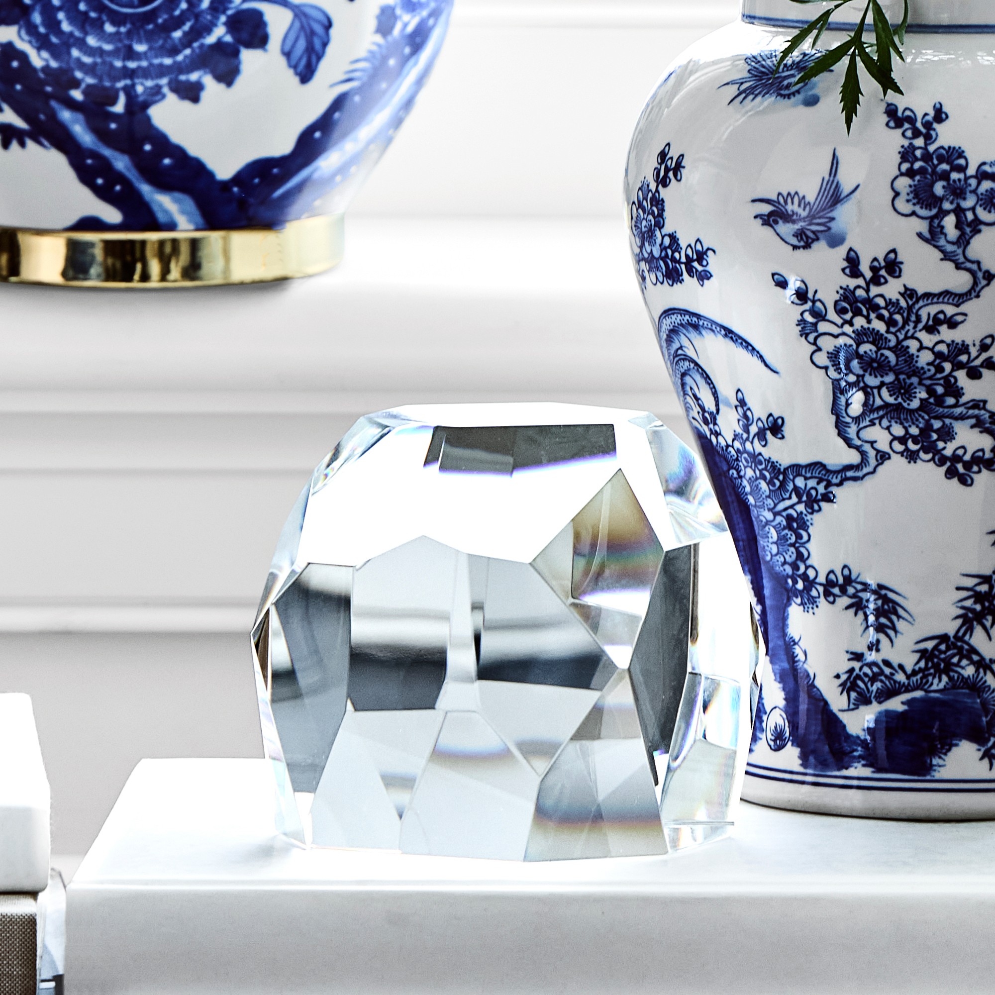 Faceted Glass Object