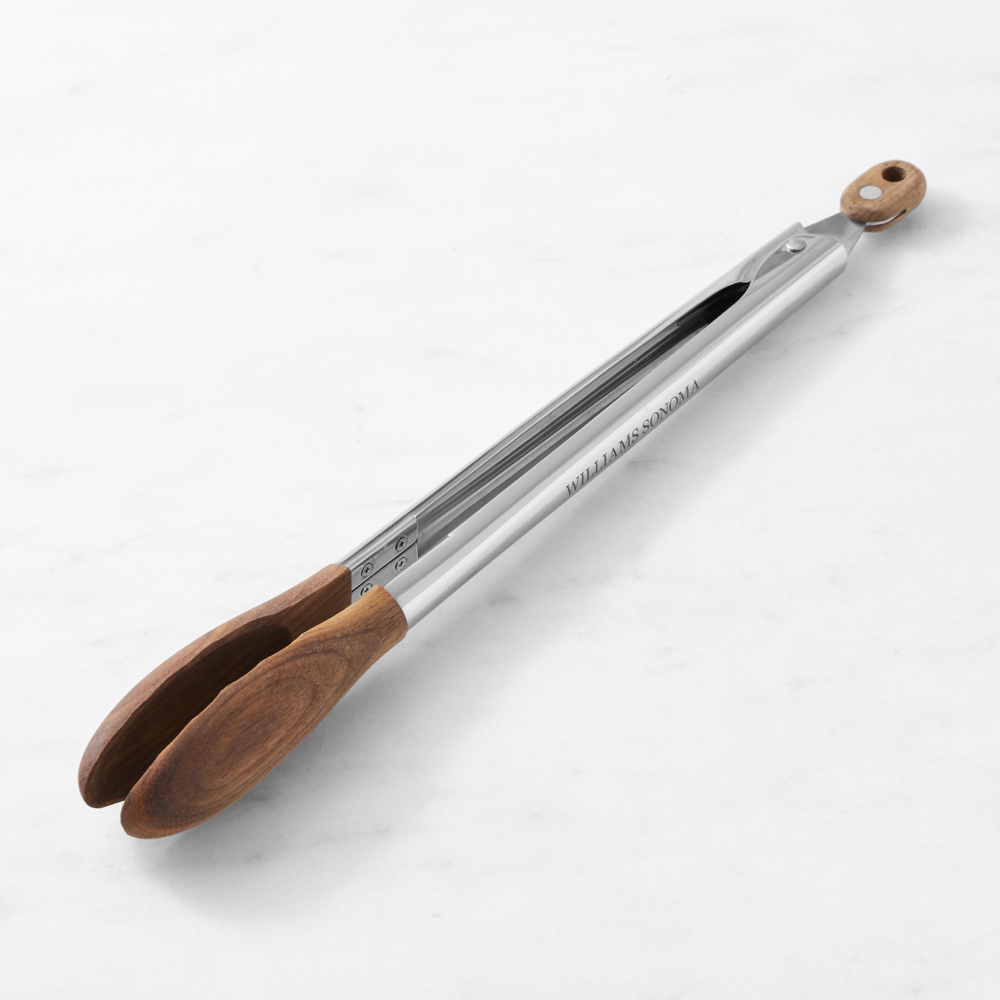 Williams Sonoma Walnut Locking Tongs