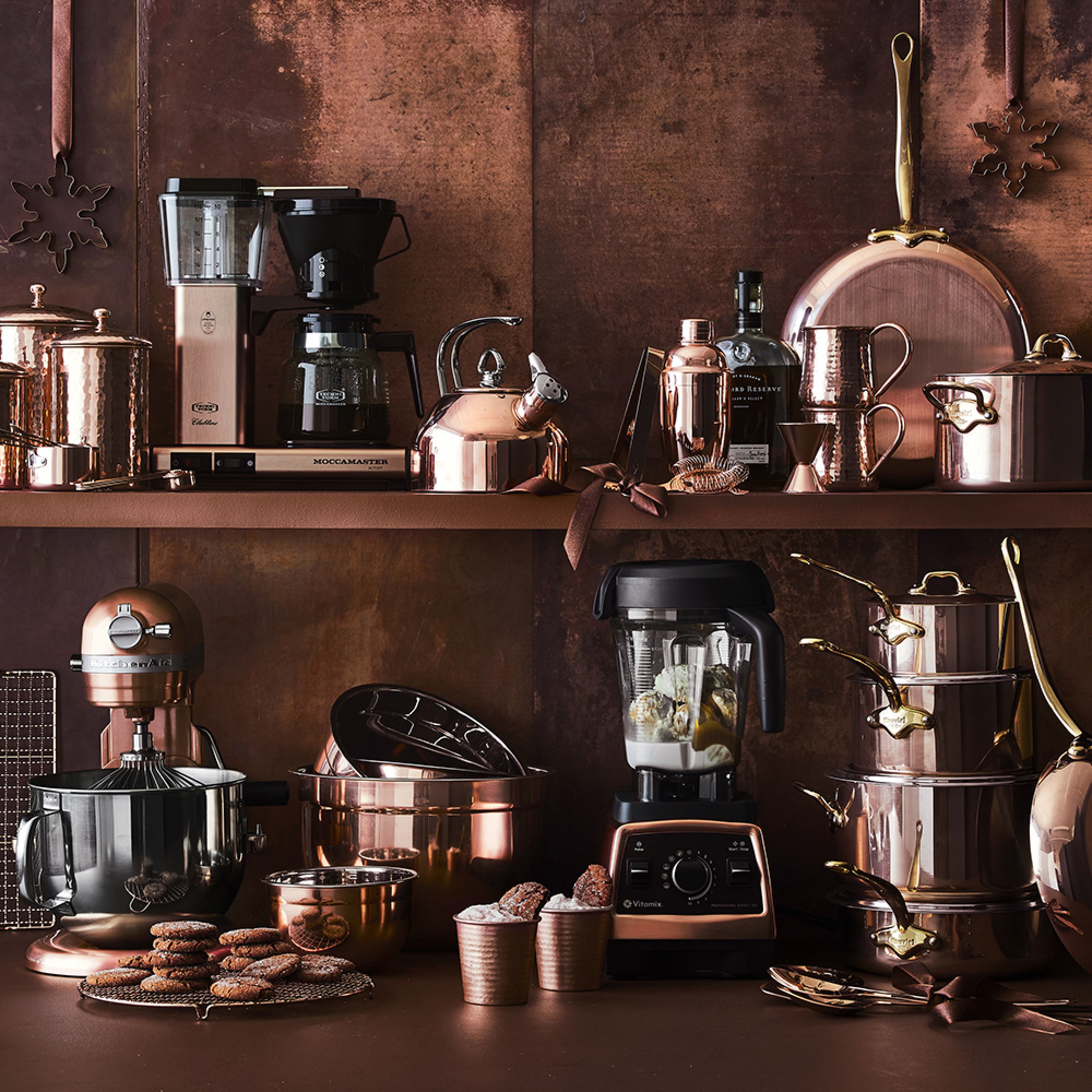Mauviel M'150B Copper 12-Piece Cookware Set