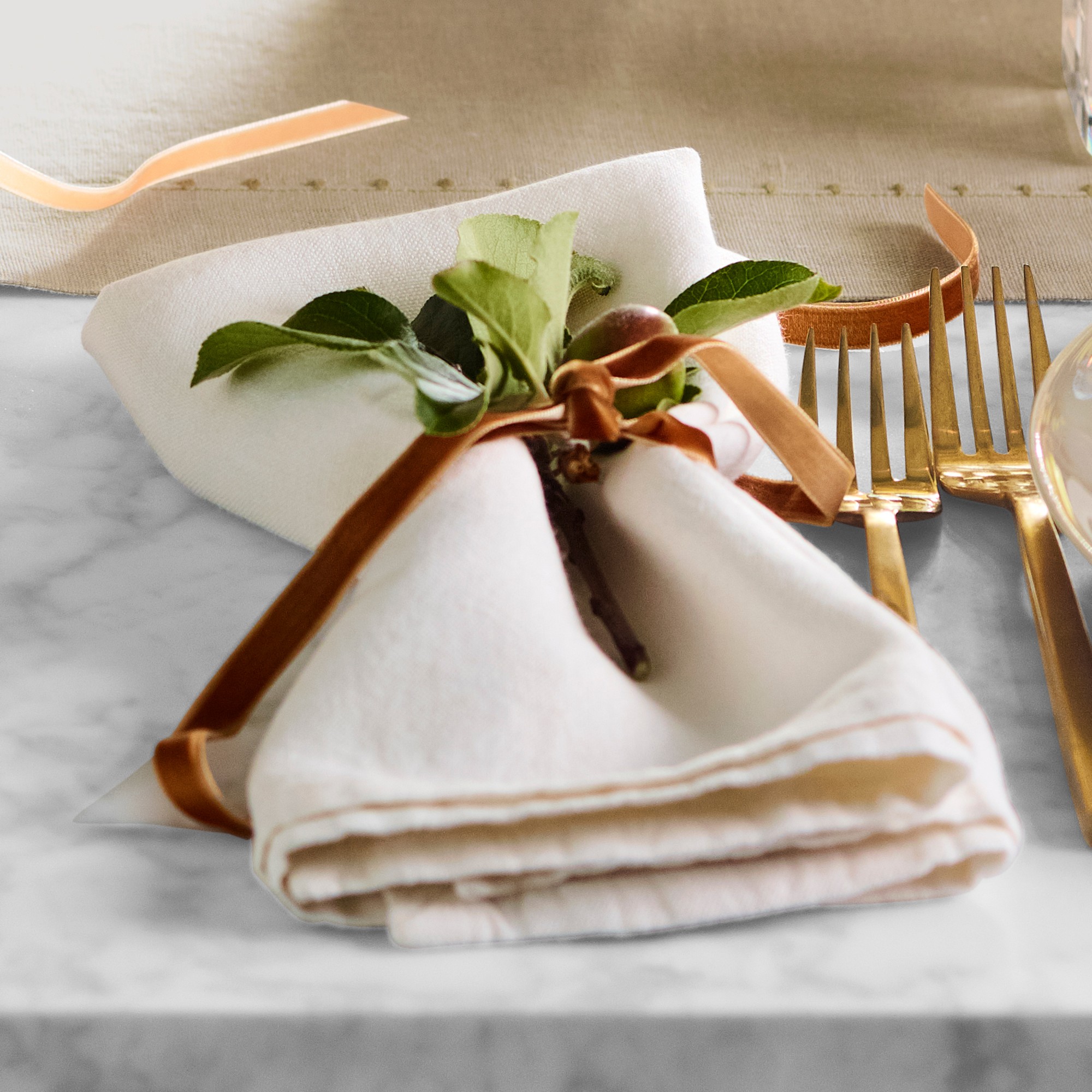 Italian Washed Linen Napkins, Set of 4