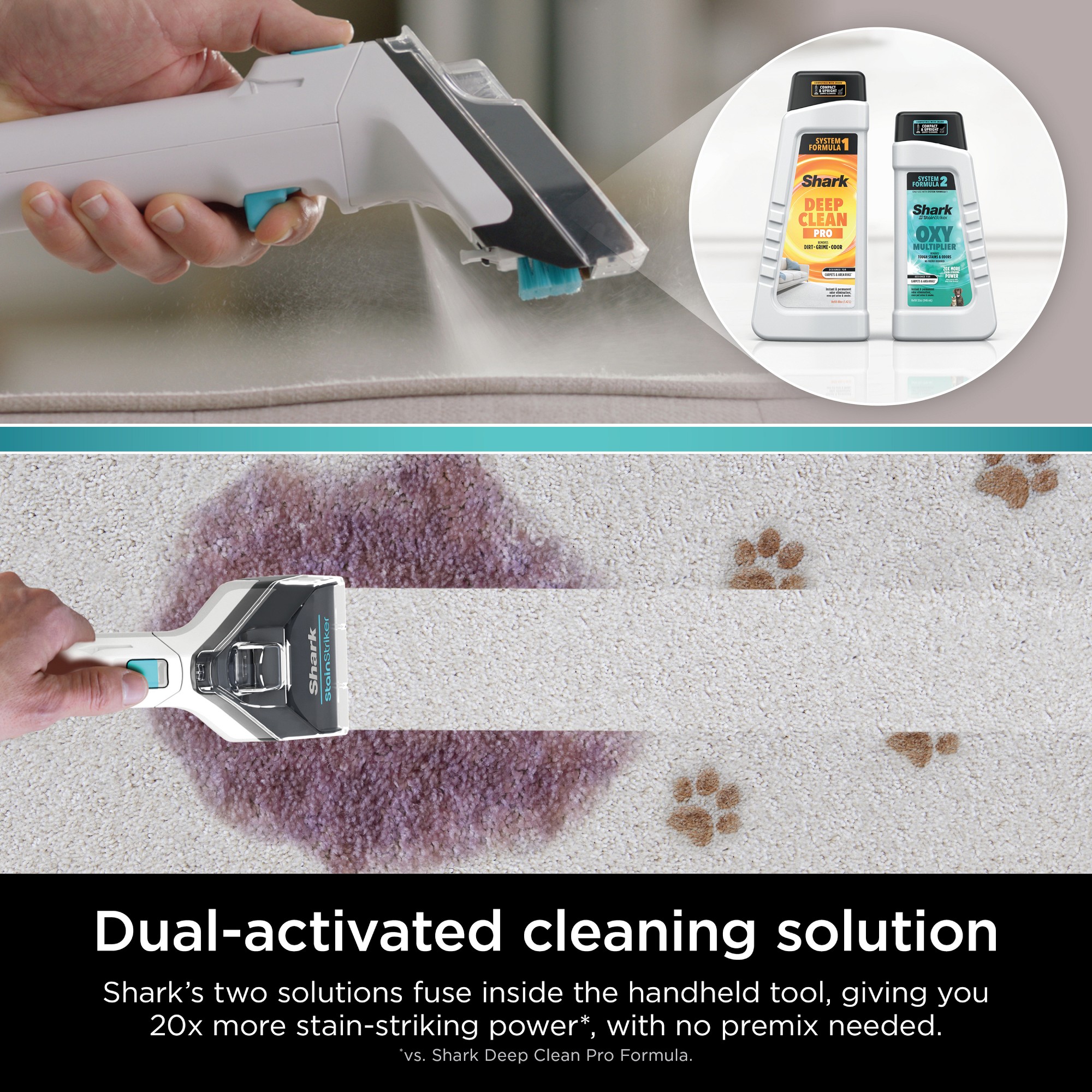 Shark® CarpetXpert™ with Stainstriker™ Upright Deep Carpet Cleaner EX201