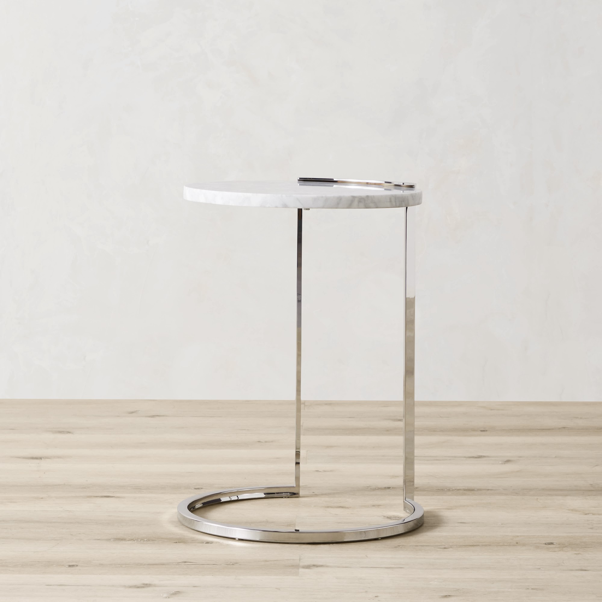 Marble & Metal Accent Table (18