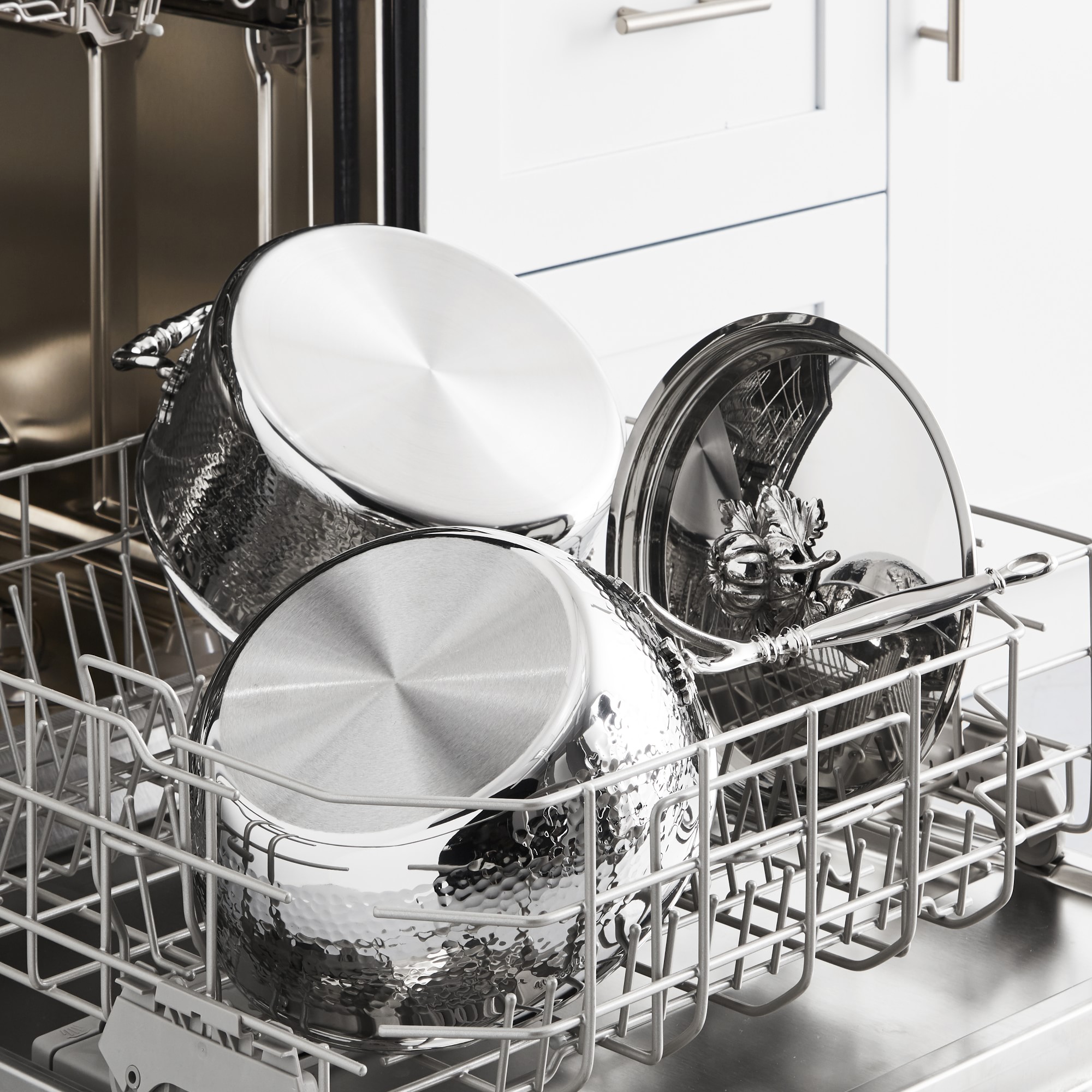 Ruffoni Opus Prima Hammered Stainless-Steel 4-Piece Pasta Set