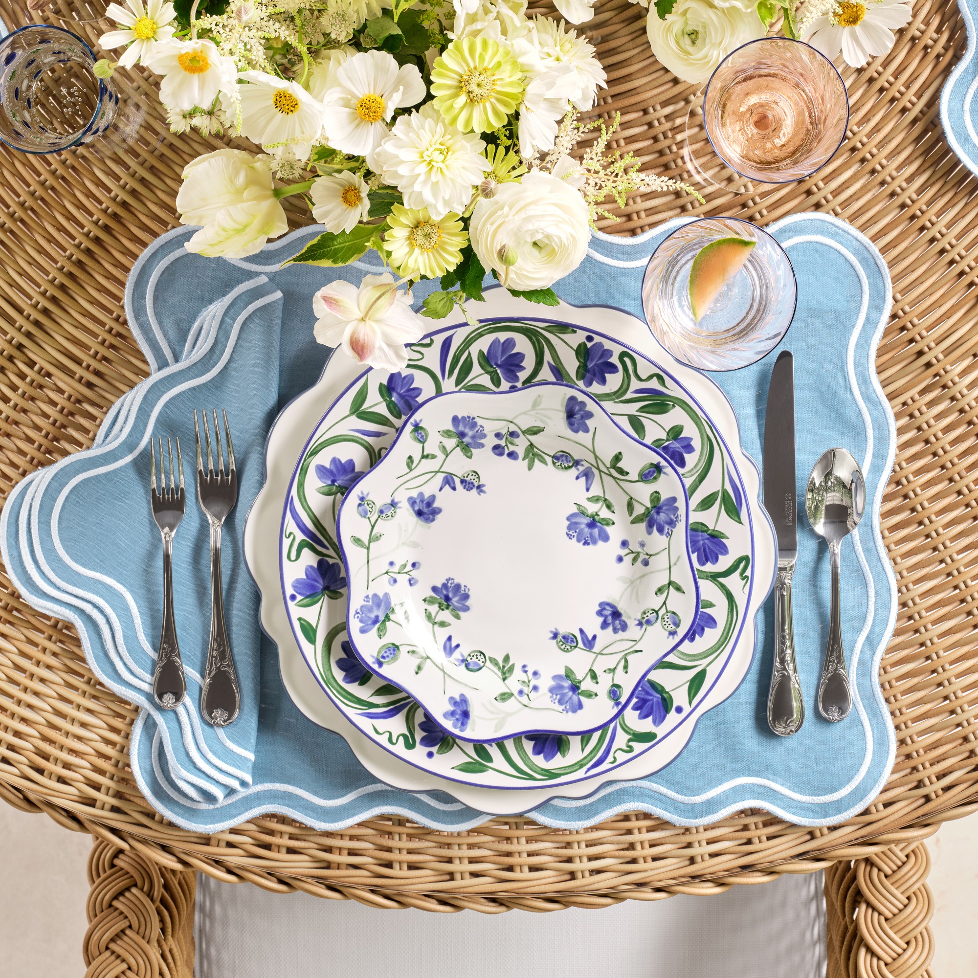 AERIN Garden Bouquet Dinner Plates