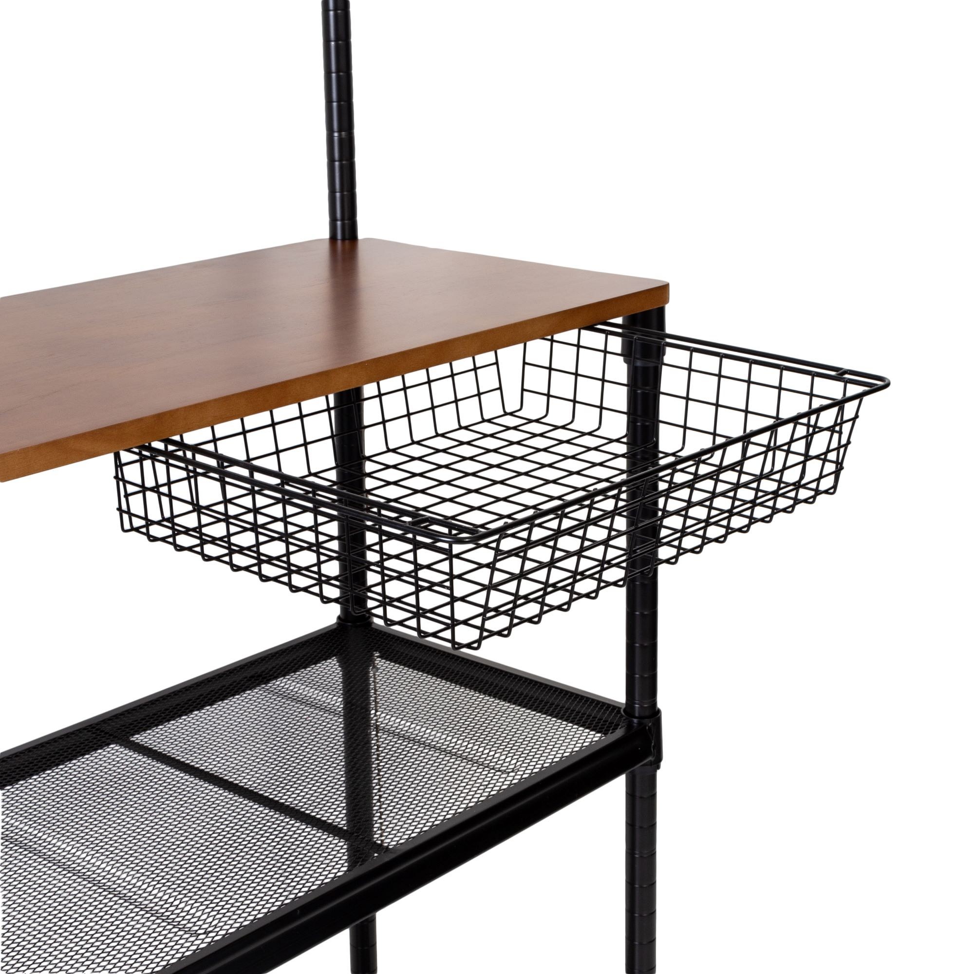 Kitchen Island with Pot Racks