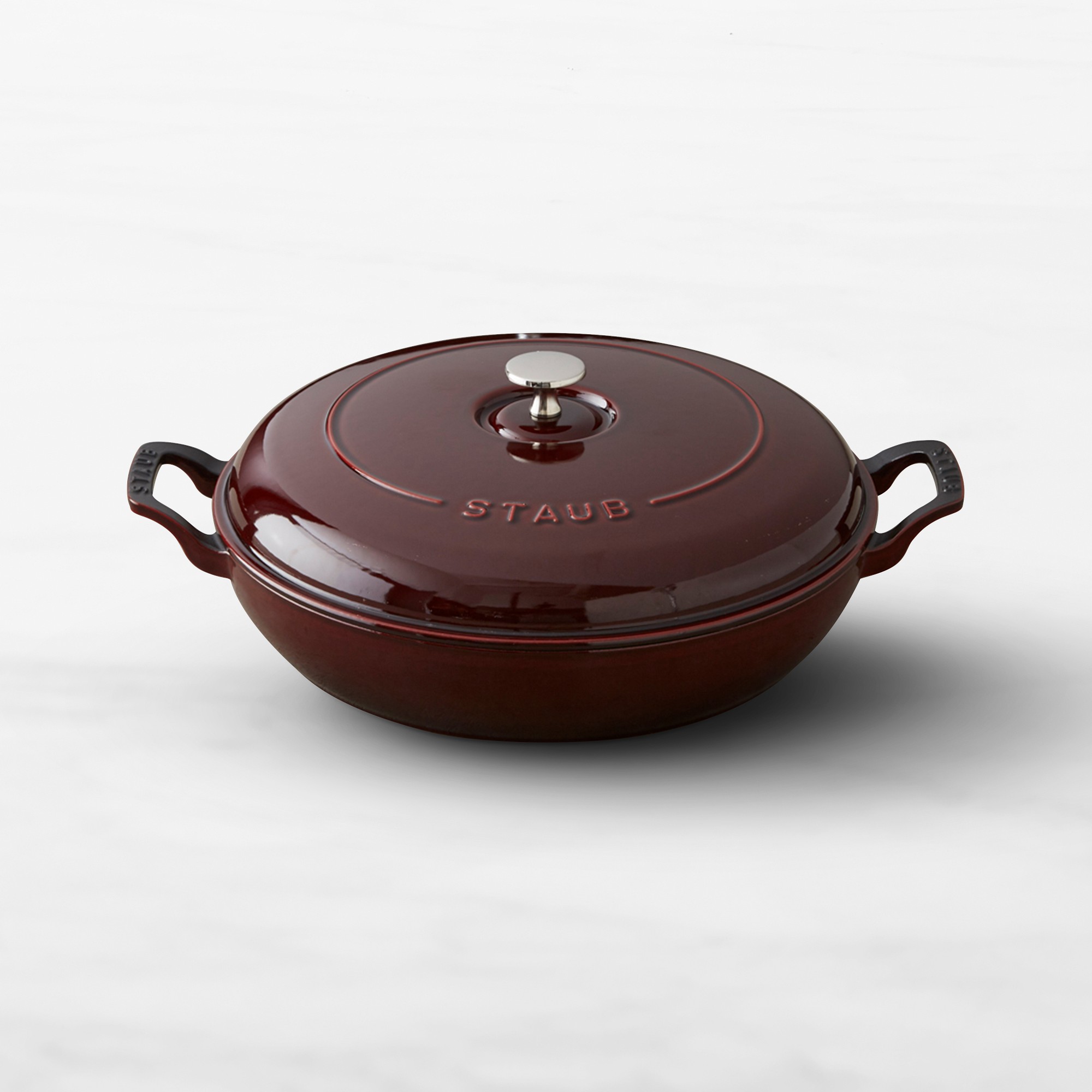 Staub Enameled Cast Iron Braiser, 3 1/2-Qt.