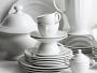 Apilco Tradition Blue-Banded Salad Plates, Set of 4