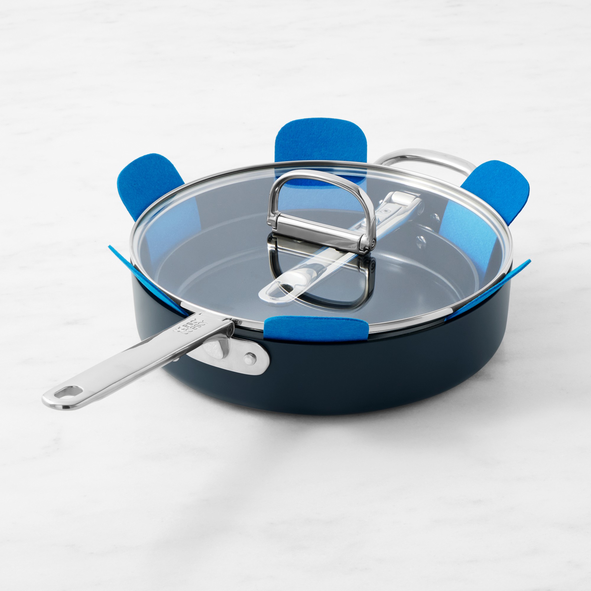 Joseph Joseph Space Saving Ceramic Nonstick 3-Piece Essentials Cookware Set