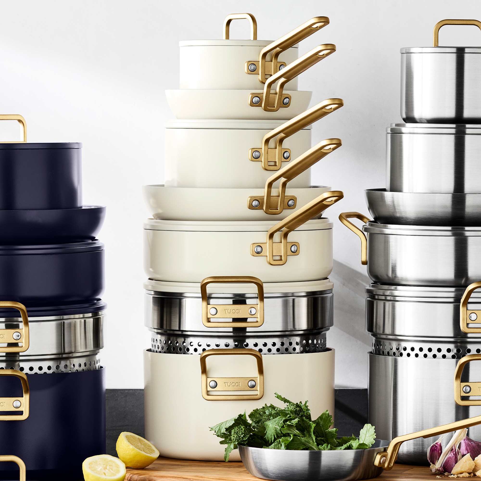 GreenPan™ Stanley Tucci™ Ceramic Nonstick 11-Piece Cookware Set