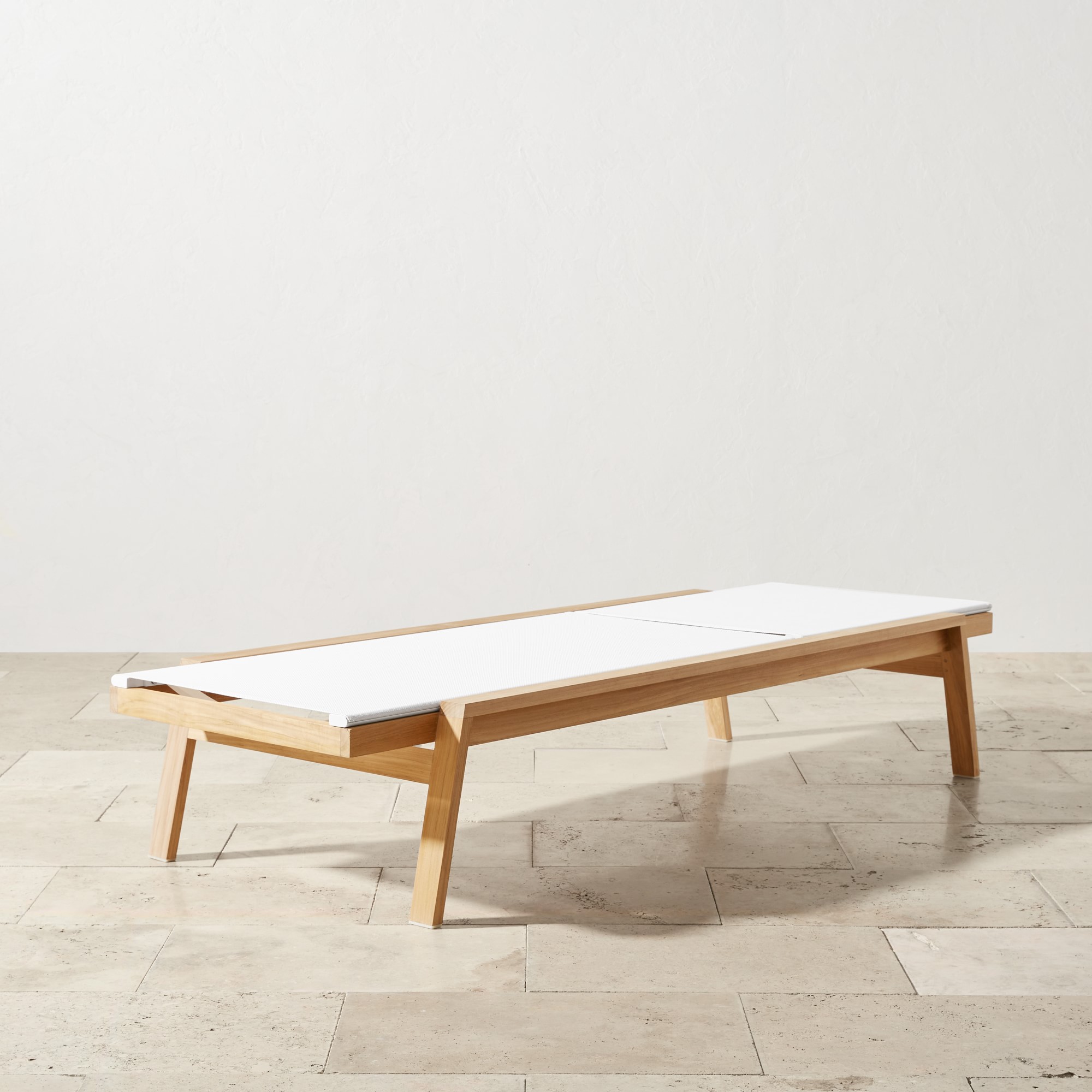 Santa Barbara Outdoor Natural Teak Chaise