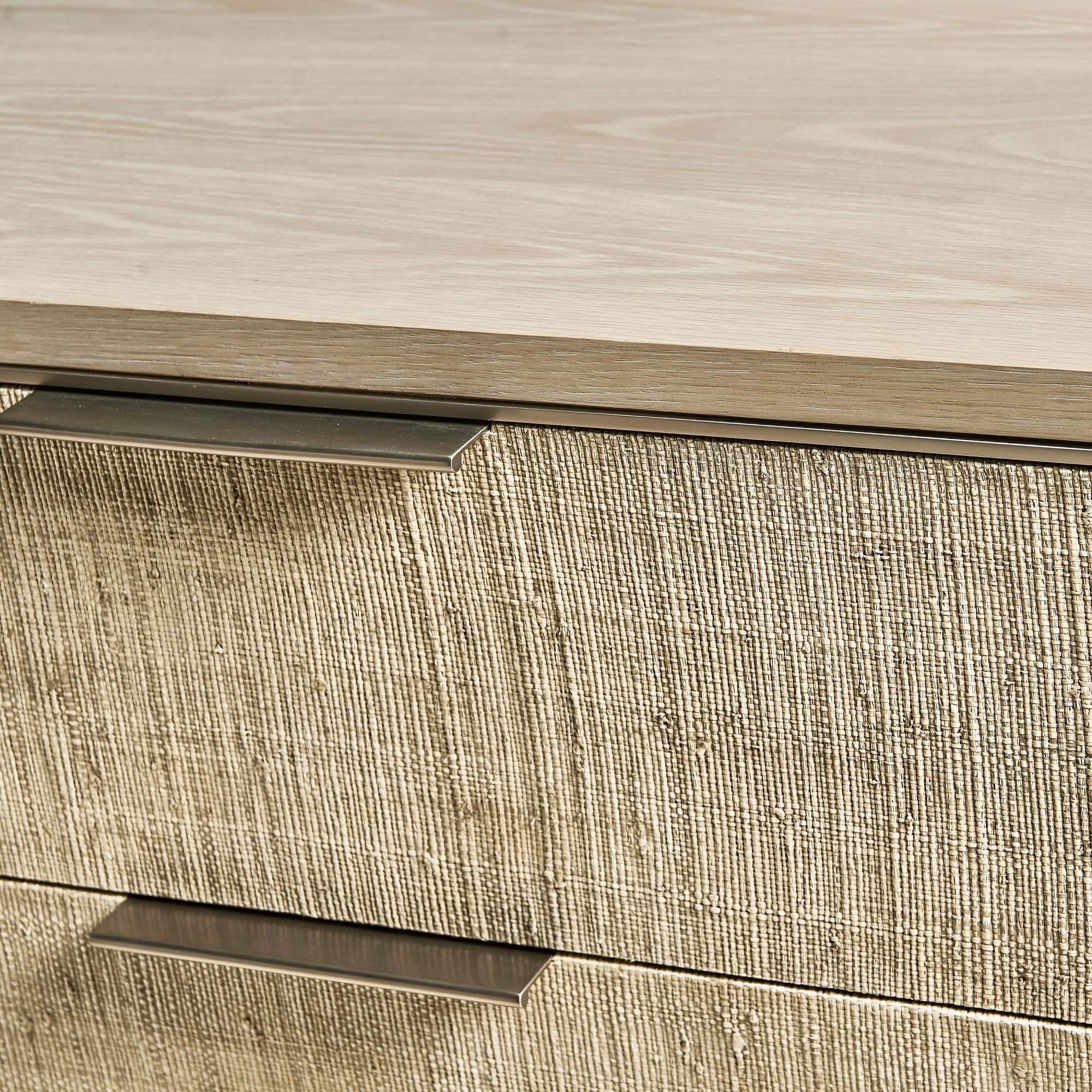 Jonathan Charles Seiche 6-Drawer Grass Cloth Dresser (68