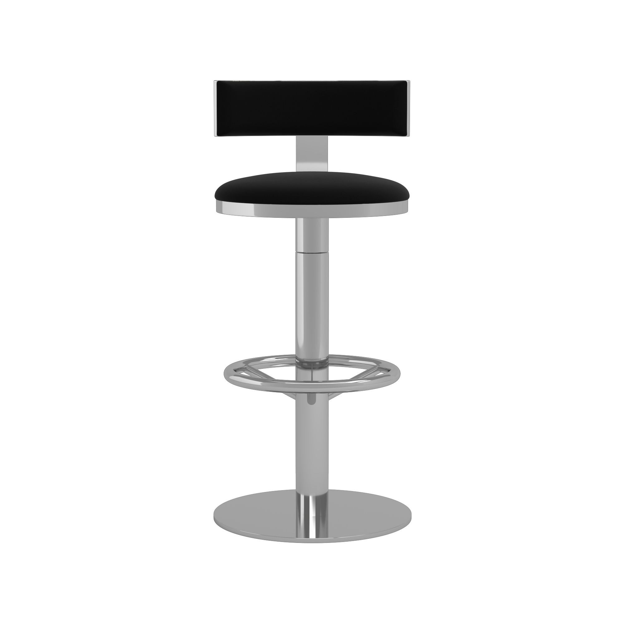 Larkin Upholstered Pedestal Counter & Bar Stool