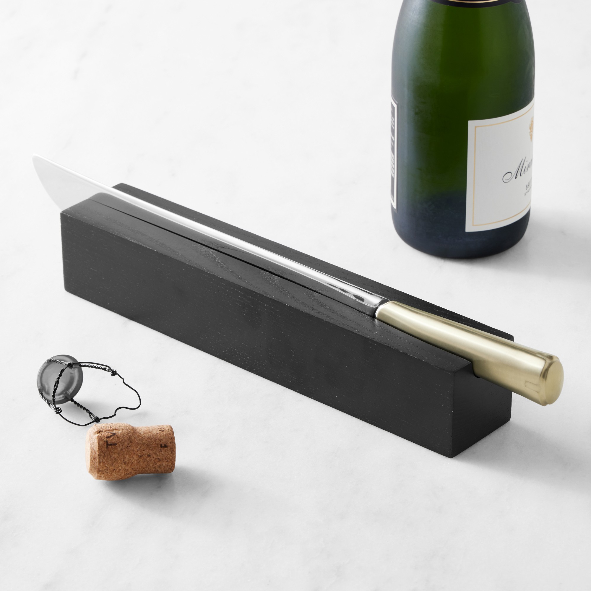 Williams Sonoma Champagne Saber and Base