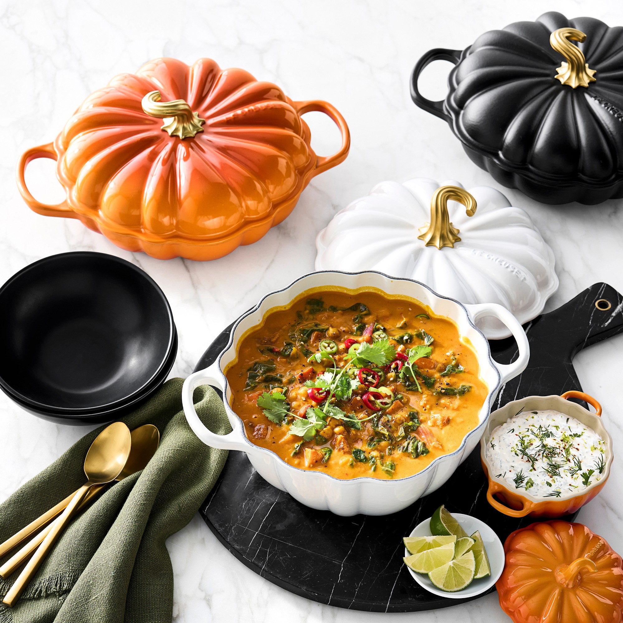 Le Creuset Stoneware Mini Pumpkin Cocotte
