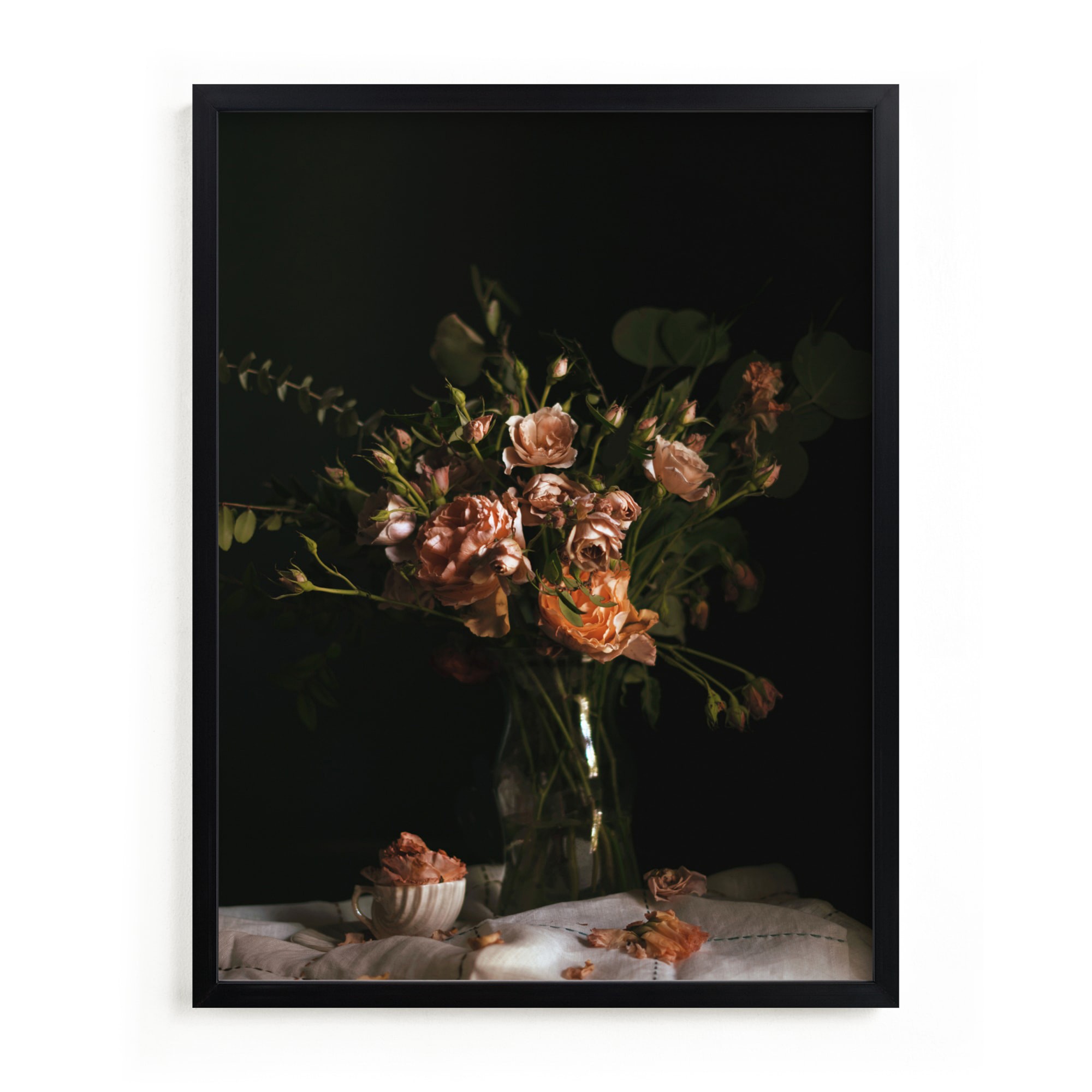 Moody Floral Still Life Limited Edition Kitchen Art by Minted