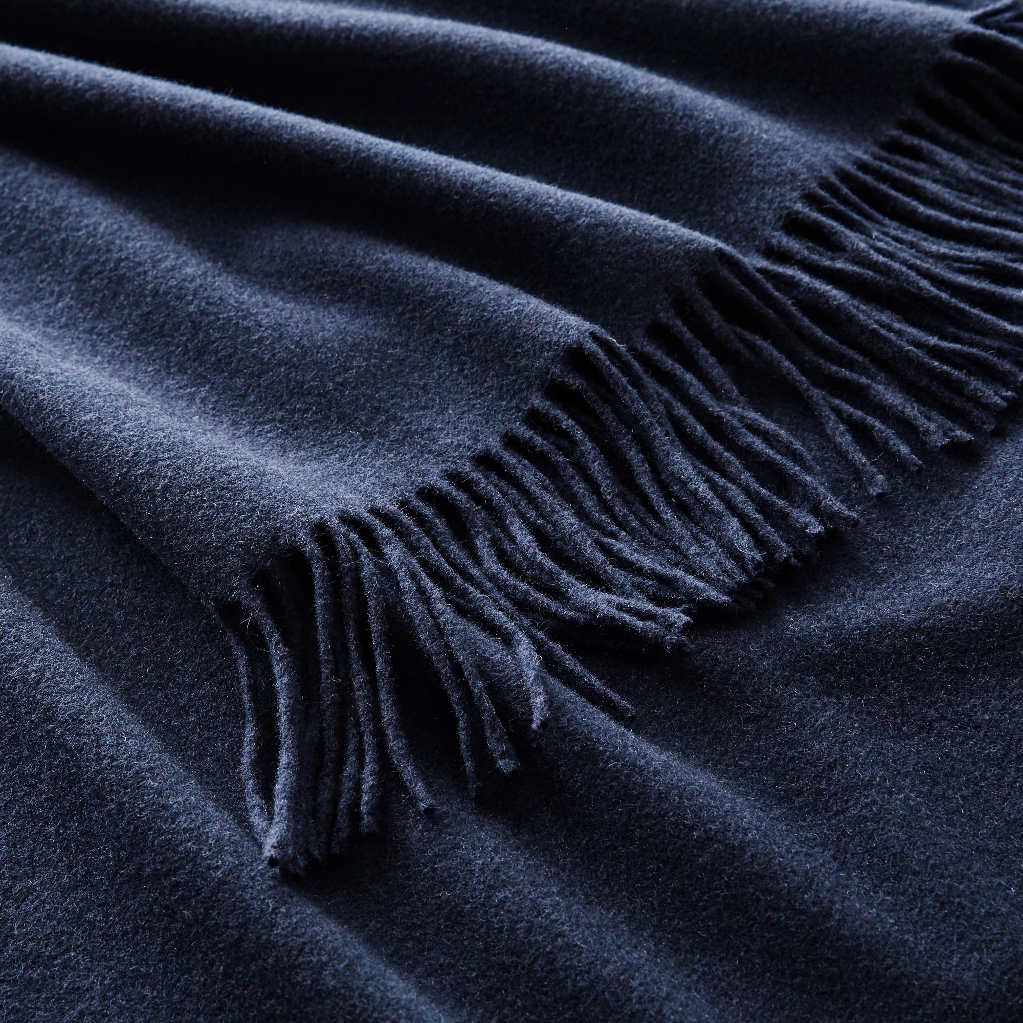 European Solid Cashmere Throw