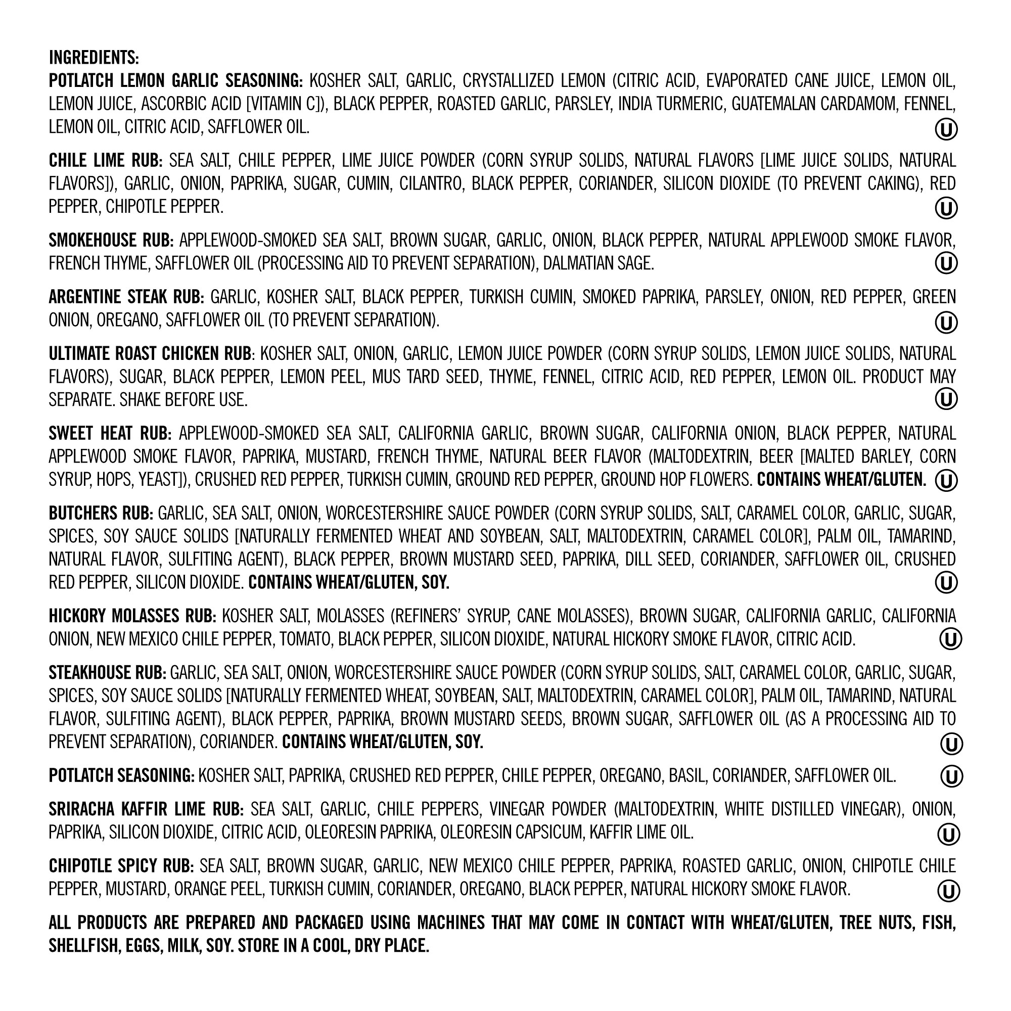 Williams Sonoma Rub Library