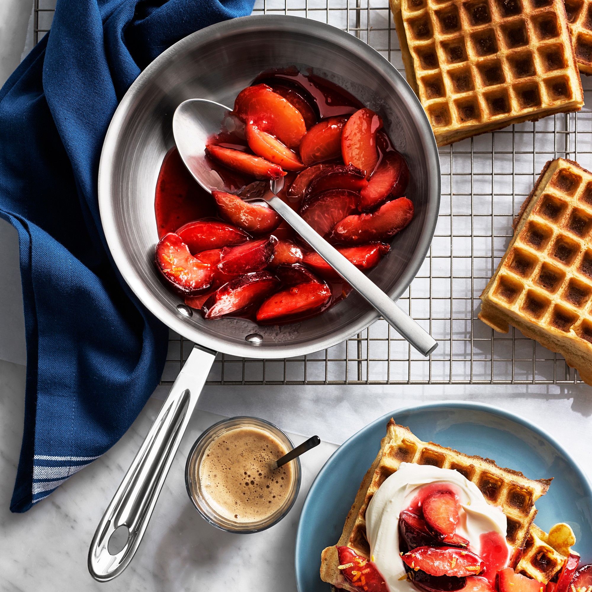 All-Clad D5® Stainless-Steel Deep Skillet Set