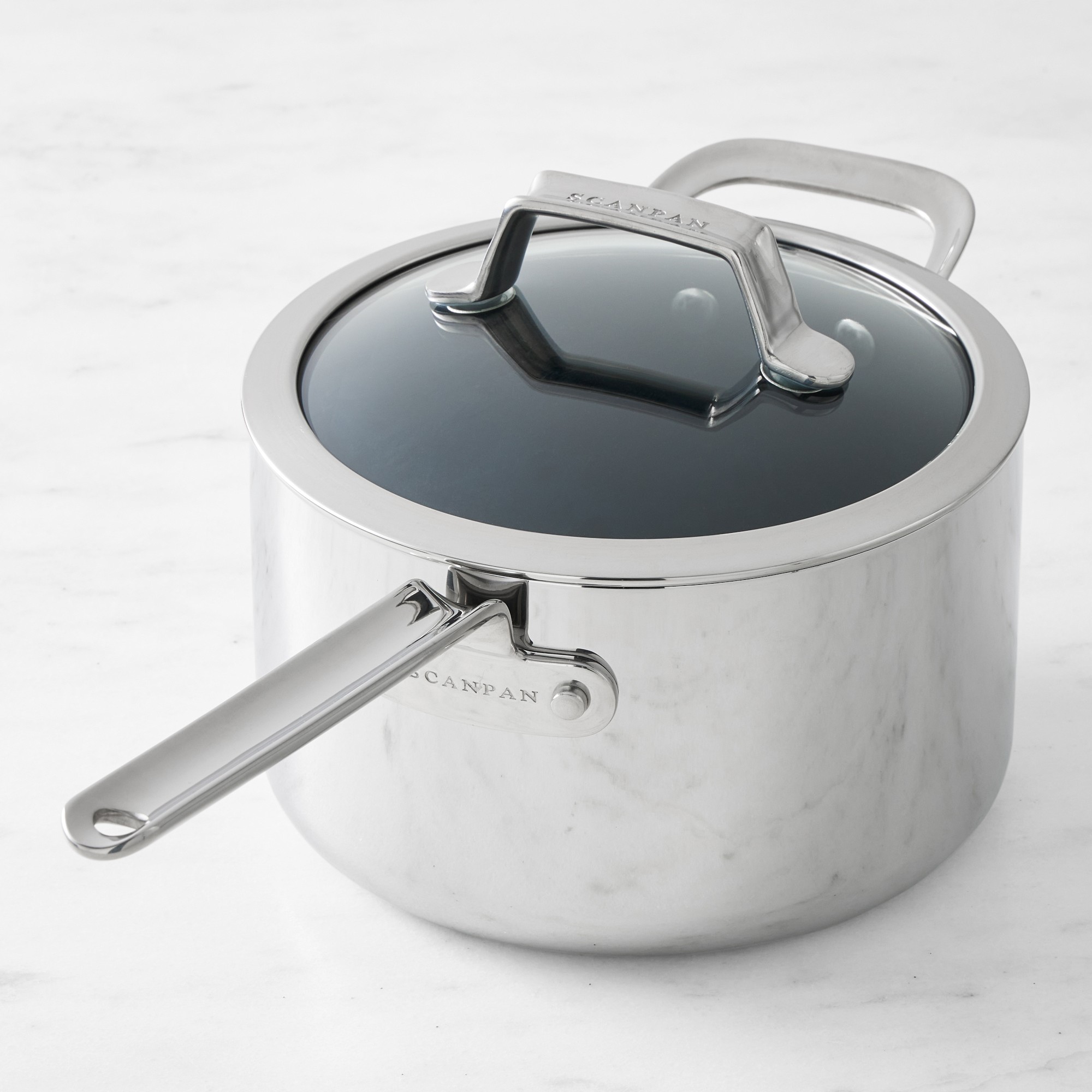 SCANPAN® TSS+ Stainless-Steel Nonstick Saucepan