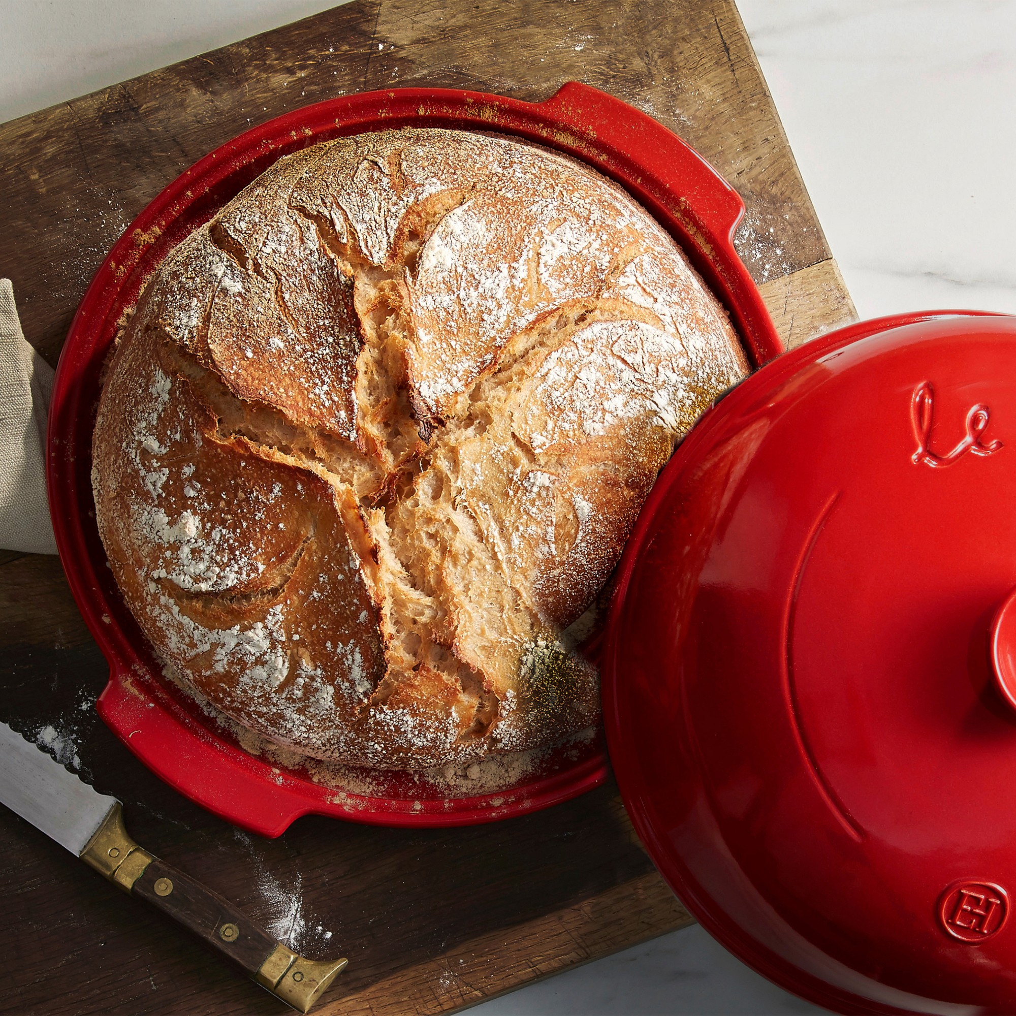 Emile Henry French Ceramic Bread Cloche