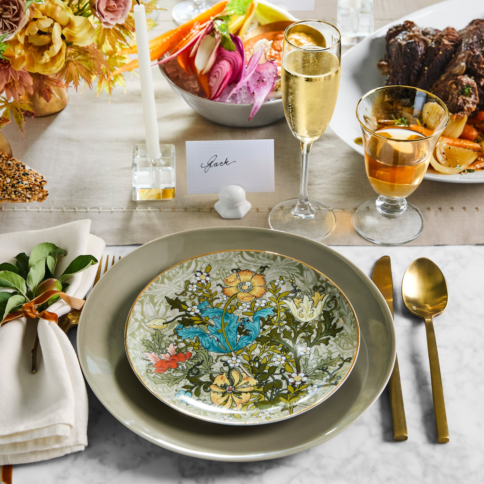 Italian Washed Linen Table Runner