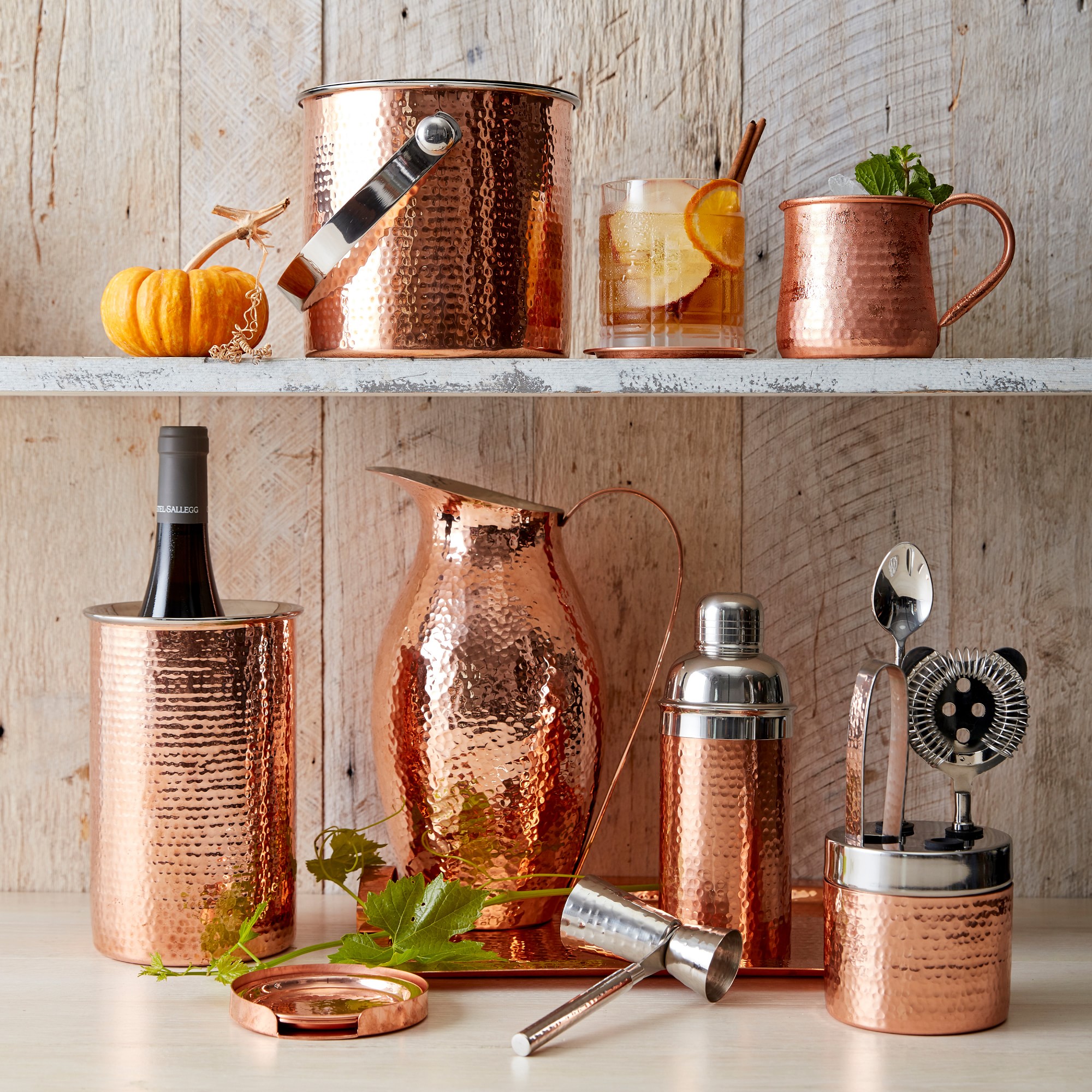 Authentic Hammered Copper Mug