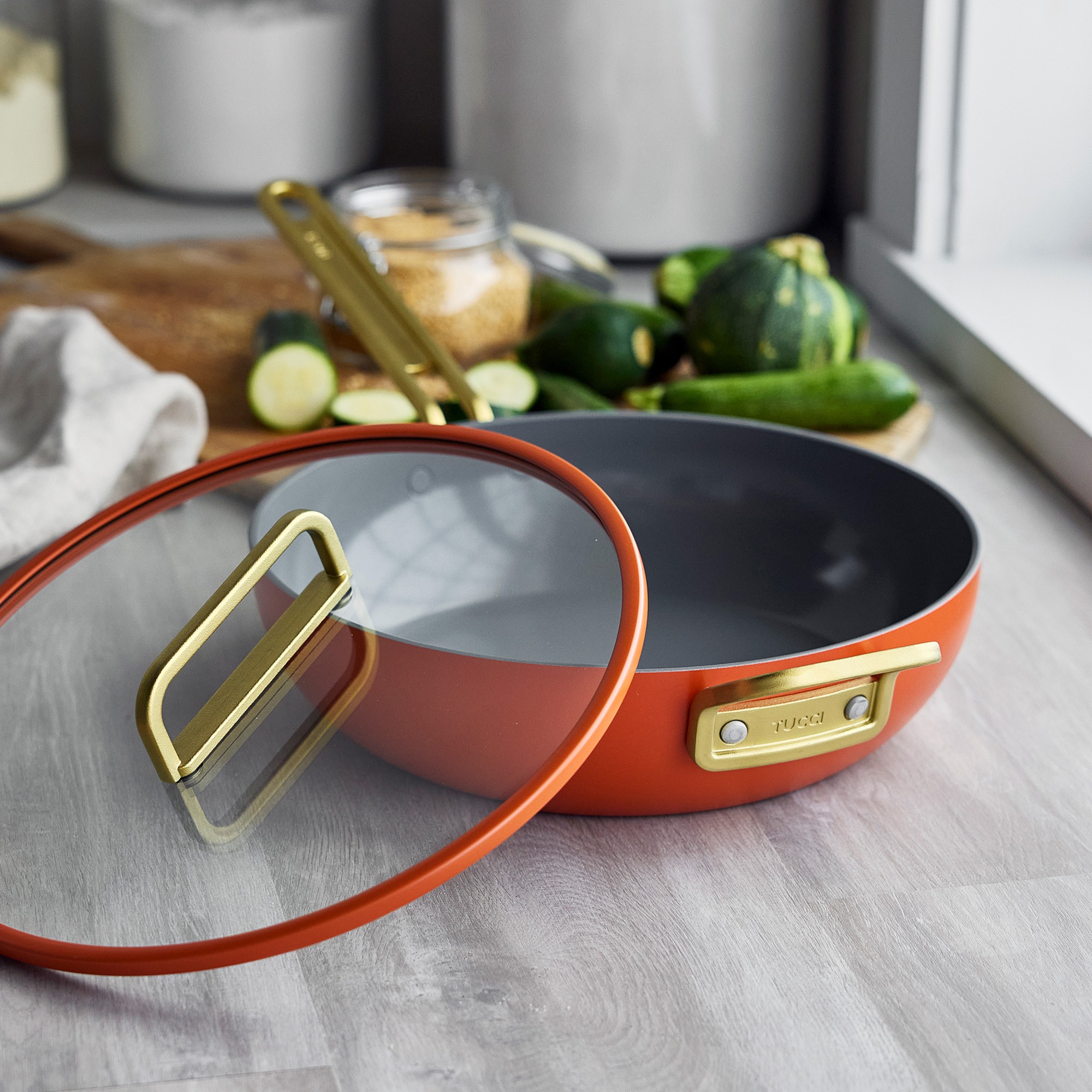 GreenPan™ Stanley Tucci™ Ceramic Nonstick Junior Essential Stanley Pan, 4 1/2-Qt.