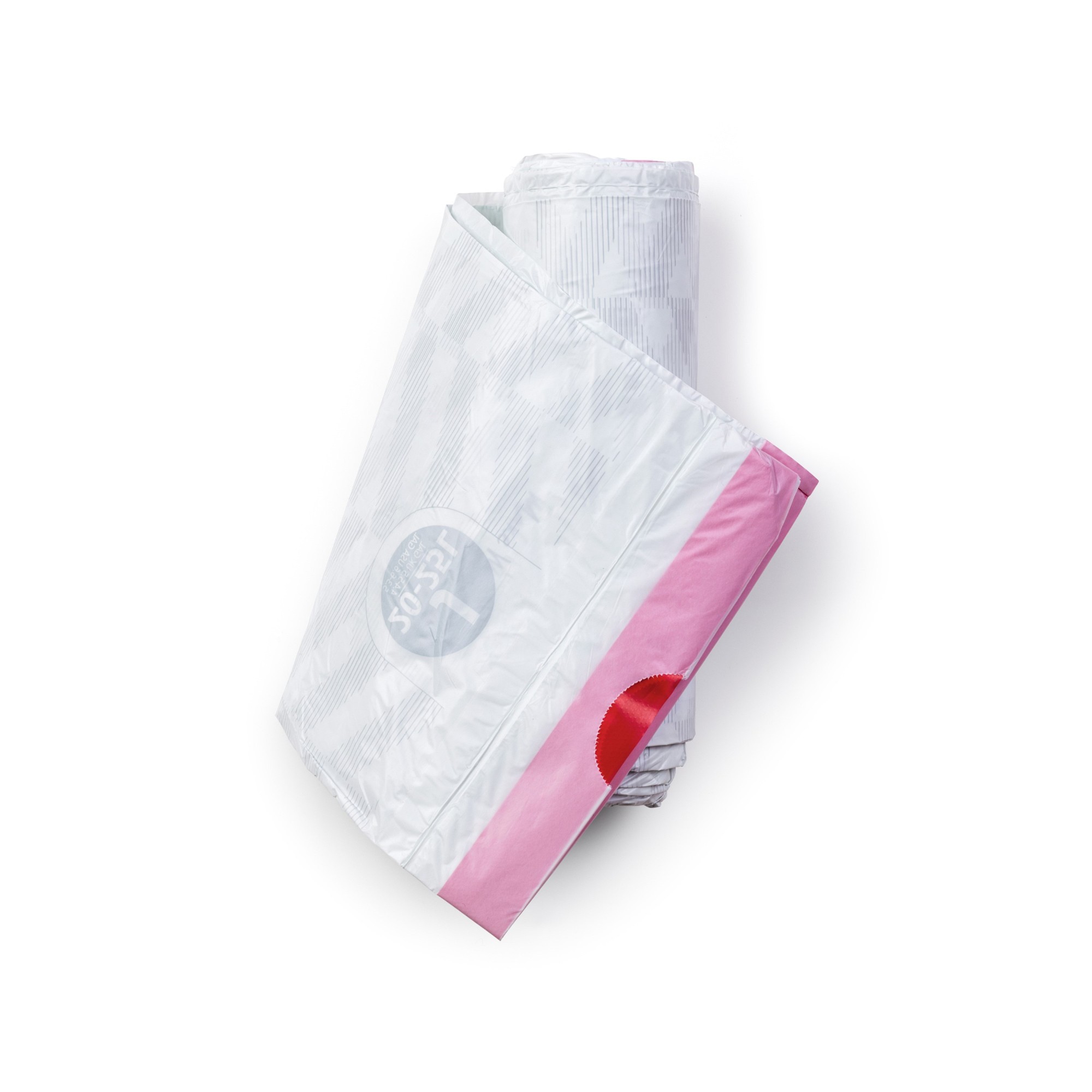 Brabantia PerfectFit Trash Bags, Code J, 5.3-6.6 Gallon (20-25L), 120-Count