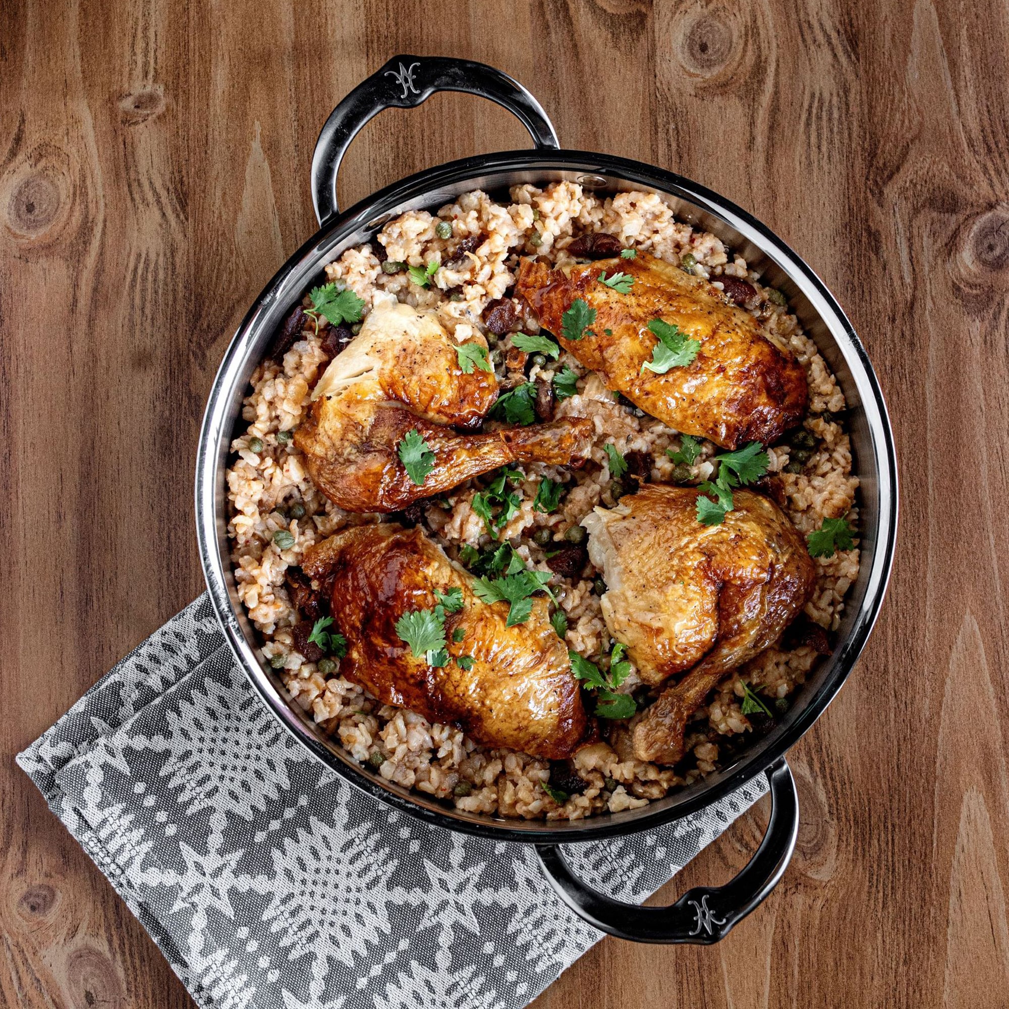 Hestan NanoBond® Titanium Stainless-Steel Sautéuse Pan, 3 1/2-Qt.