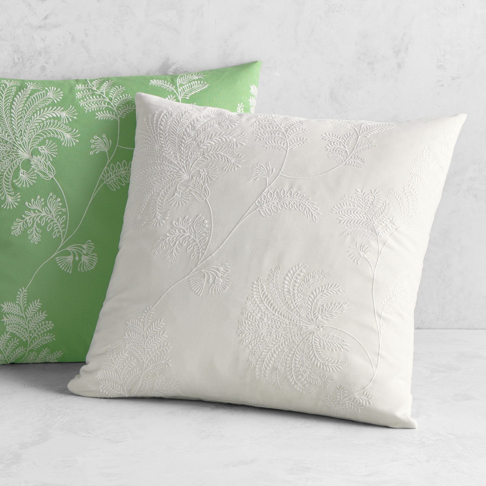 AERIN Jane Outdoor Embroidery Pillow Cover