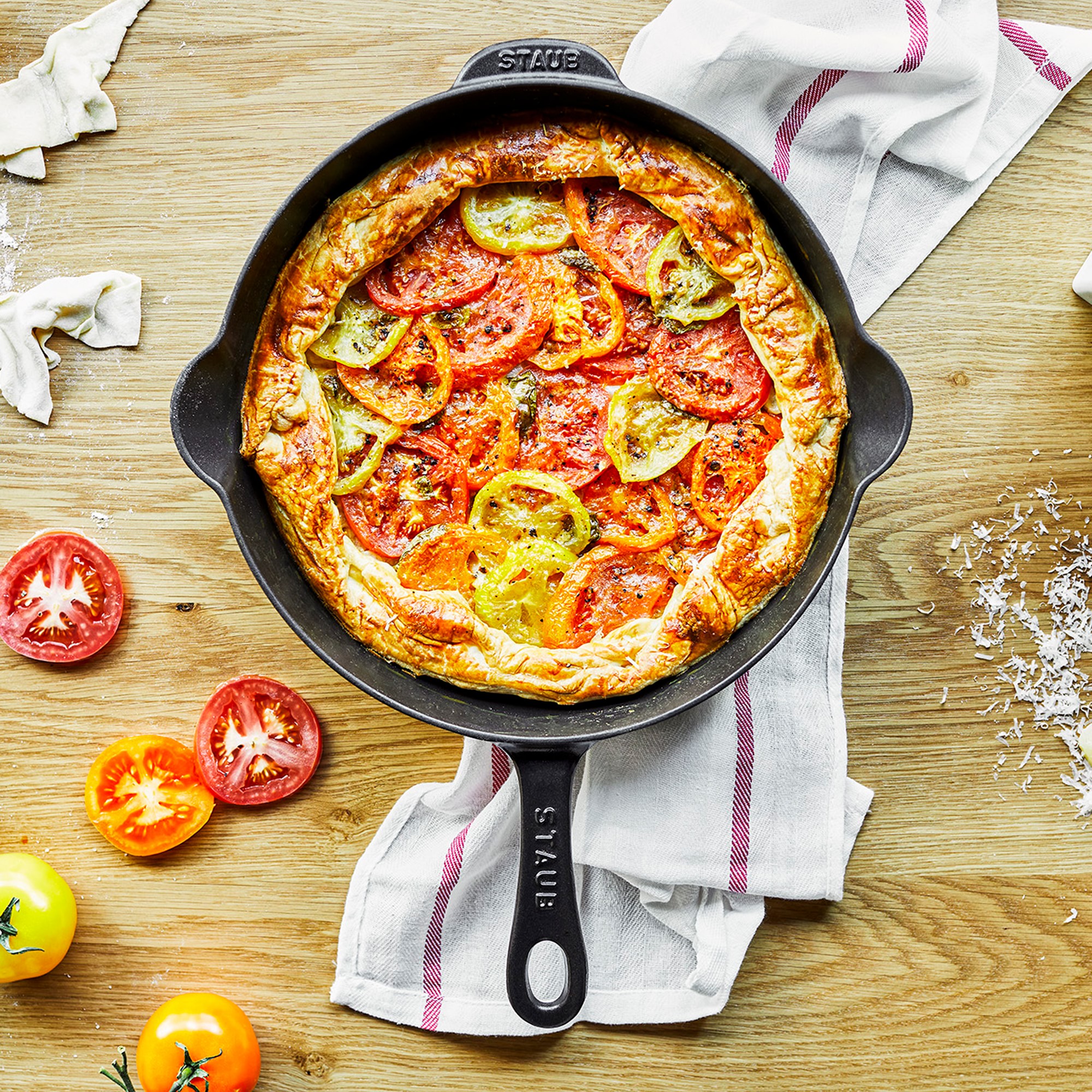 Staub Enameled Cast Iron Traditional Deep Skillet