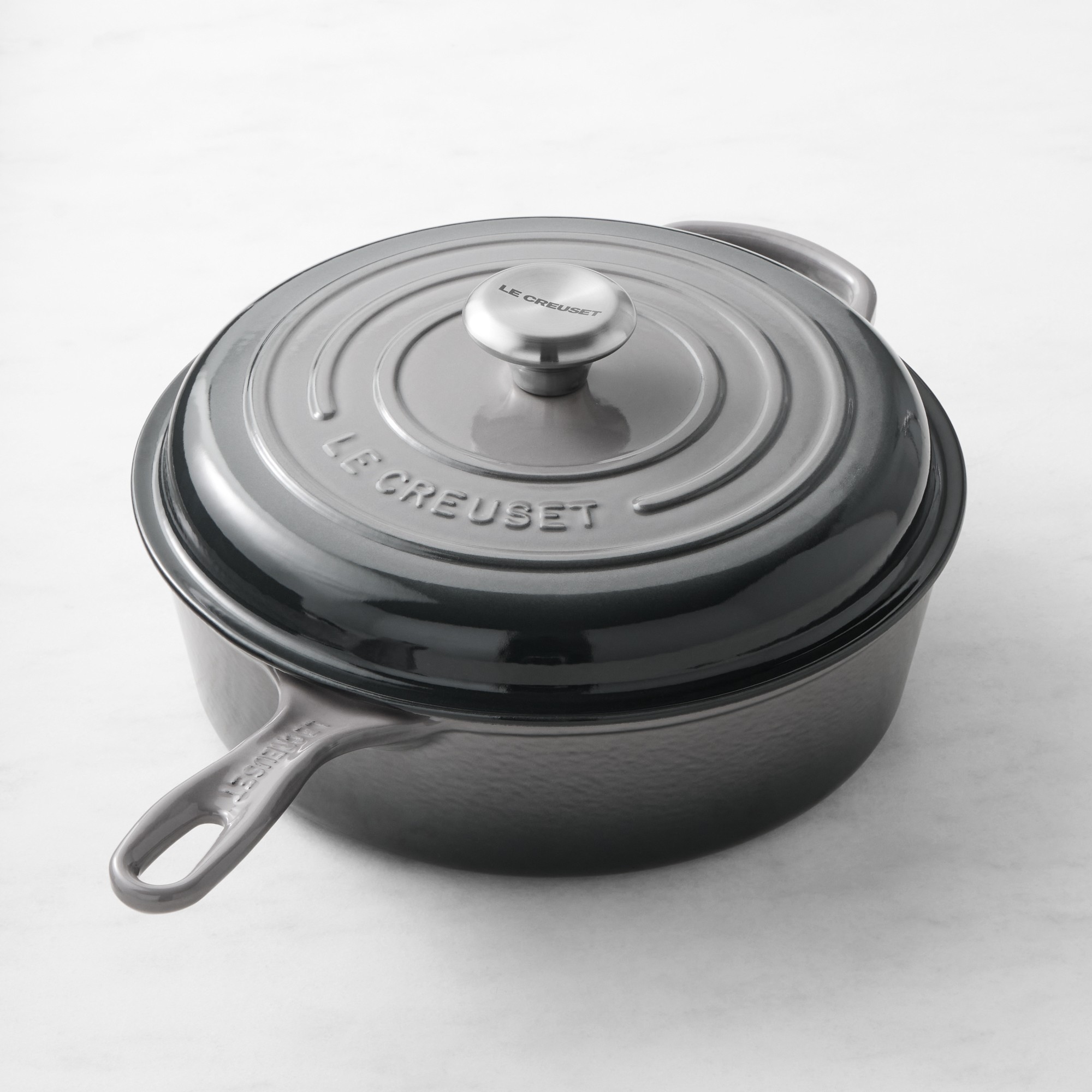 Le Creuset Enameled Cast Iron Cassadou Sauté Pan, 3 3/4-Qt.