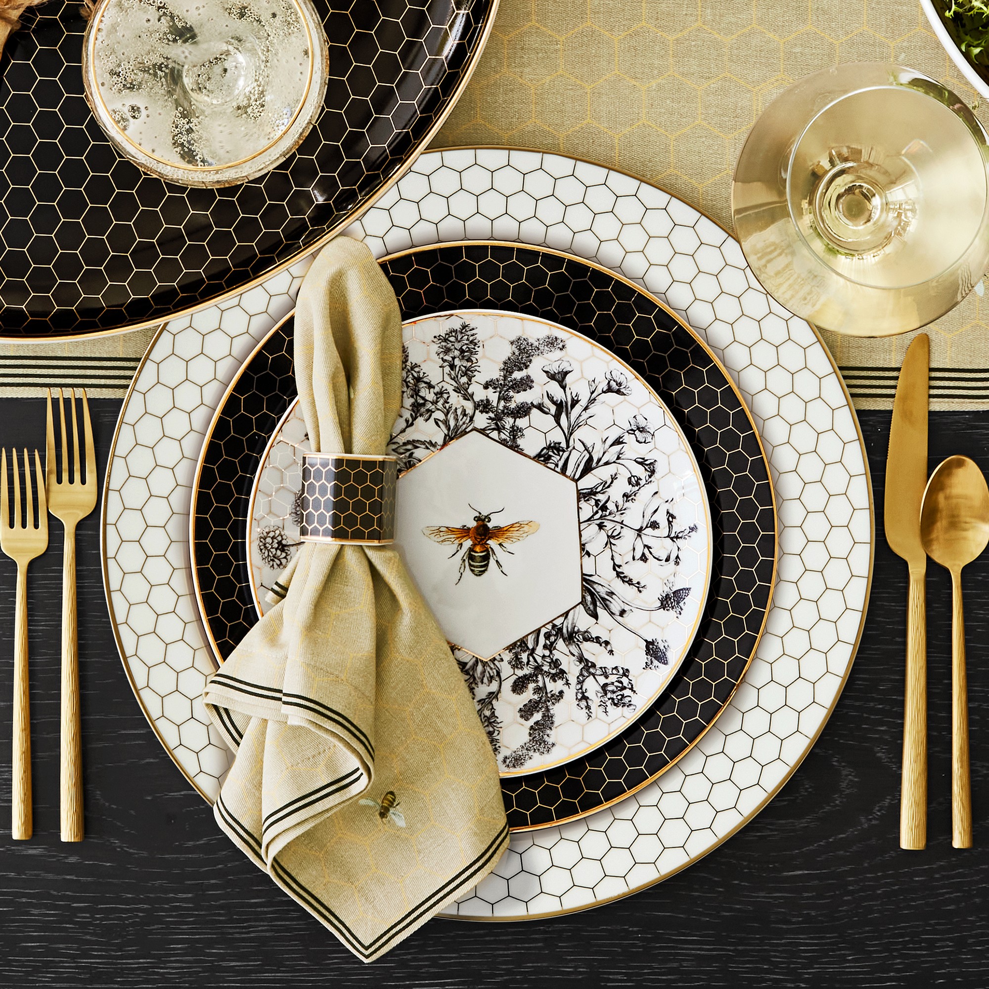 Honeycomb Dinner Plates