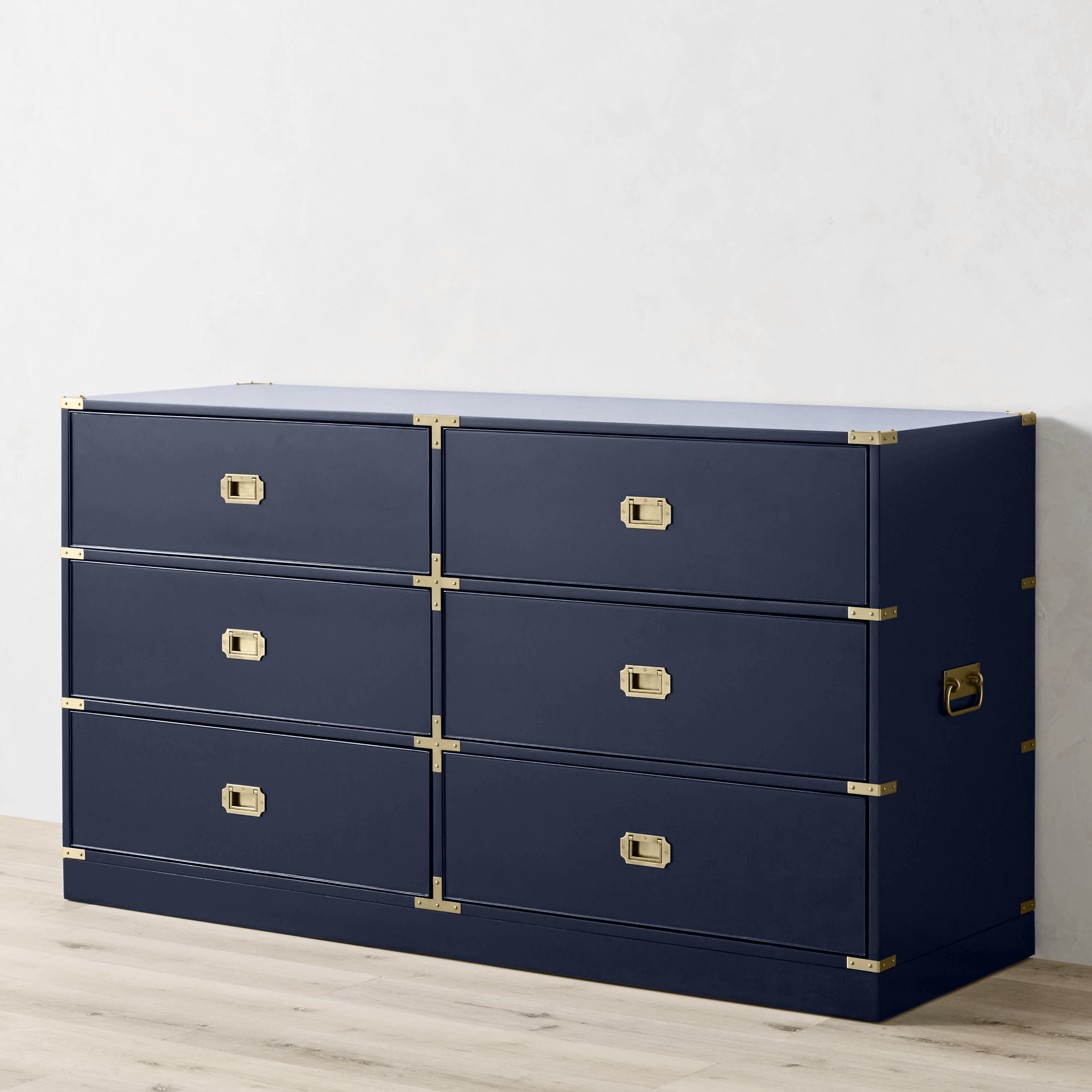 Campaign 6-Drawer Dresser, Navy (66