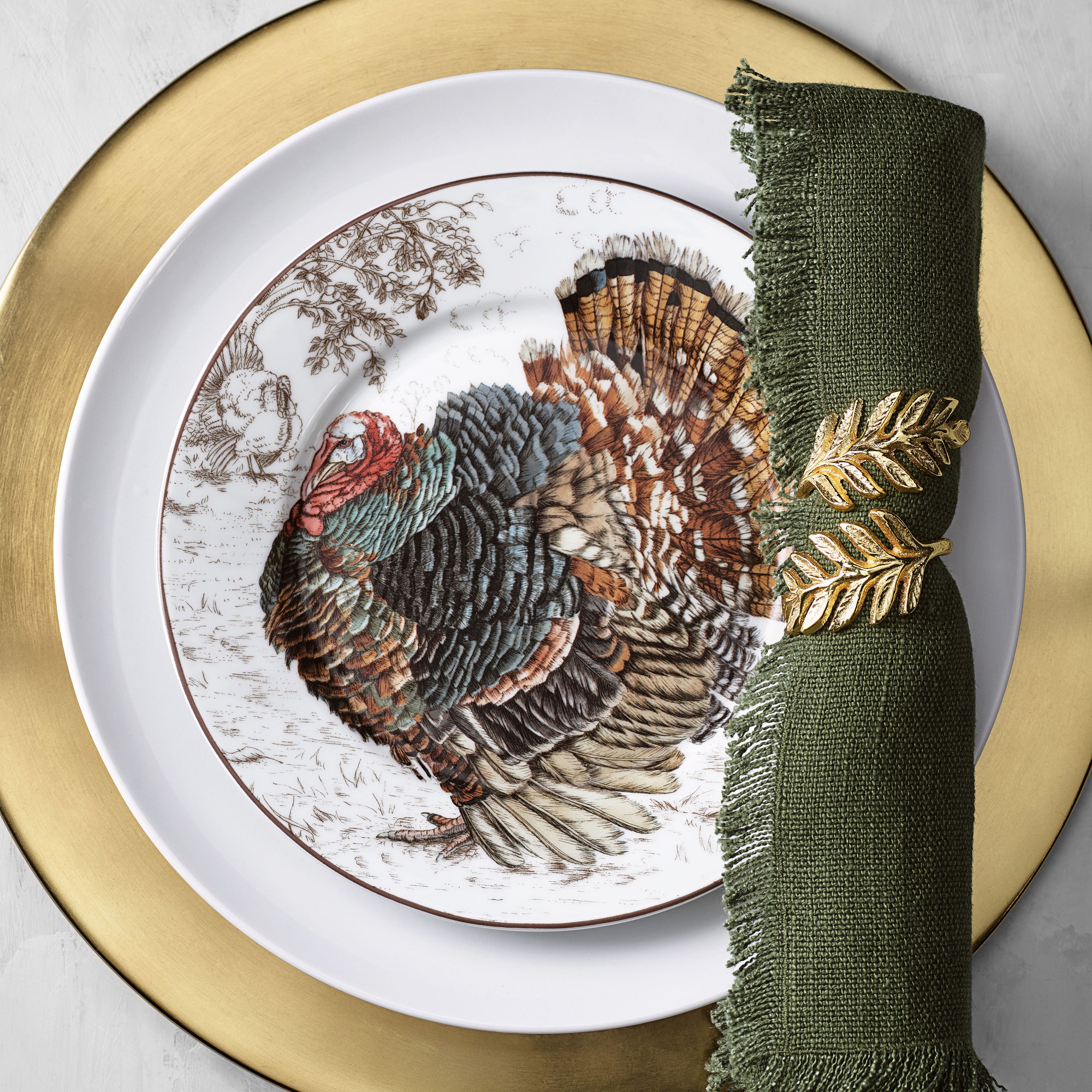 Plymouth Turkey Salad Plates