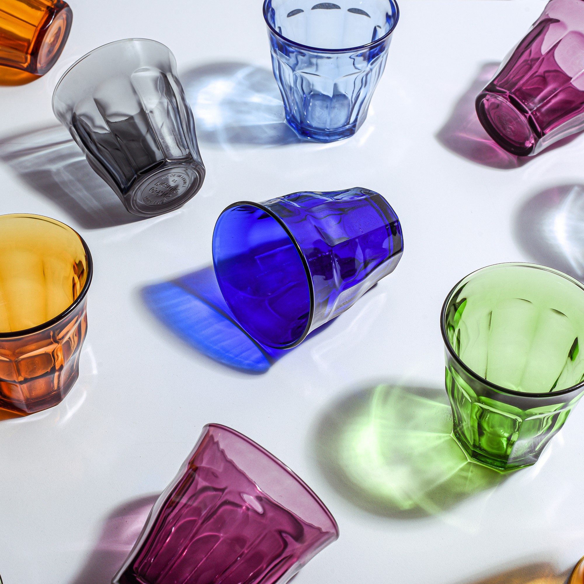 Duralex Picardie Glass Tumblers, 8 oz., Set of 6