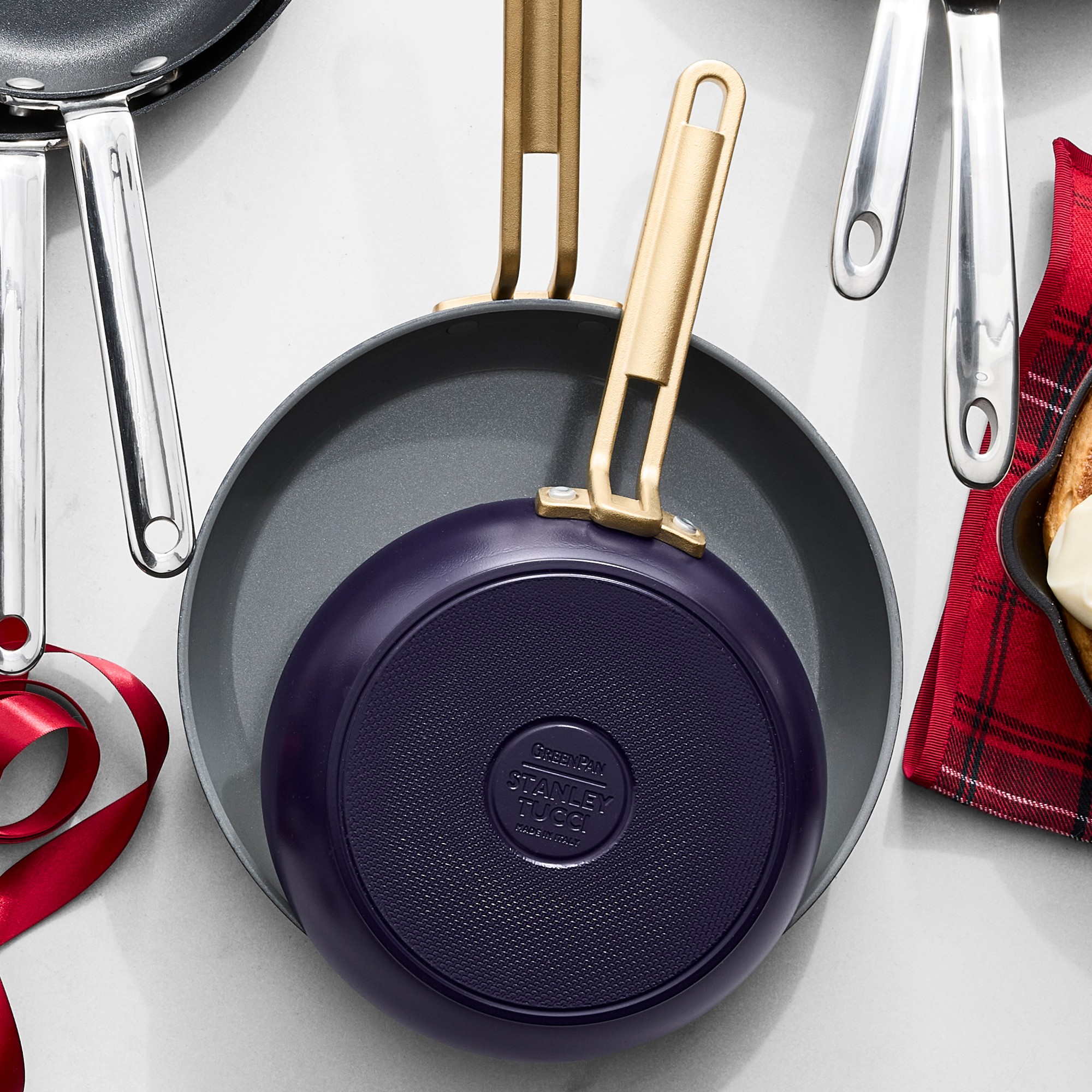 GreenPan™ Stanley Tucci™ Ceramic Nonstick 2-Piece Fry Pan Set