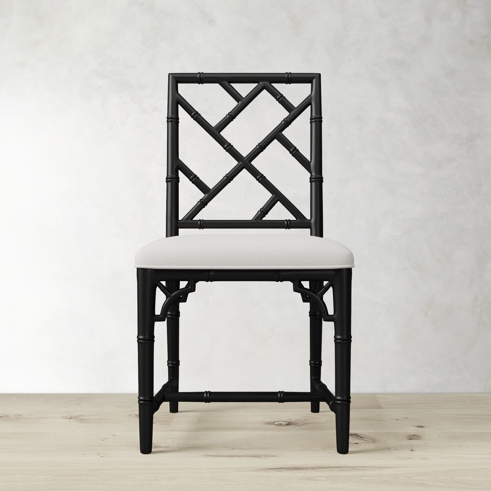 Chippendale Upholstered Bistro Side Chair