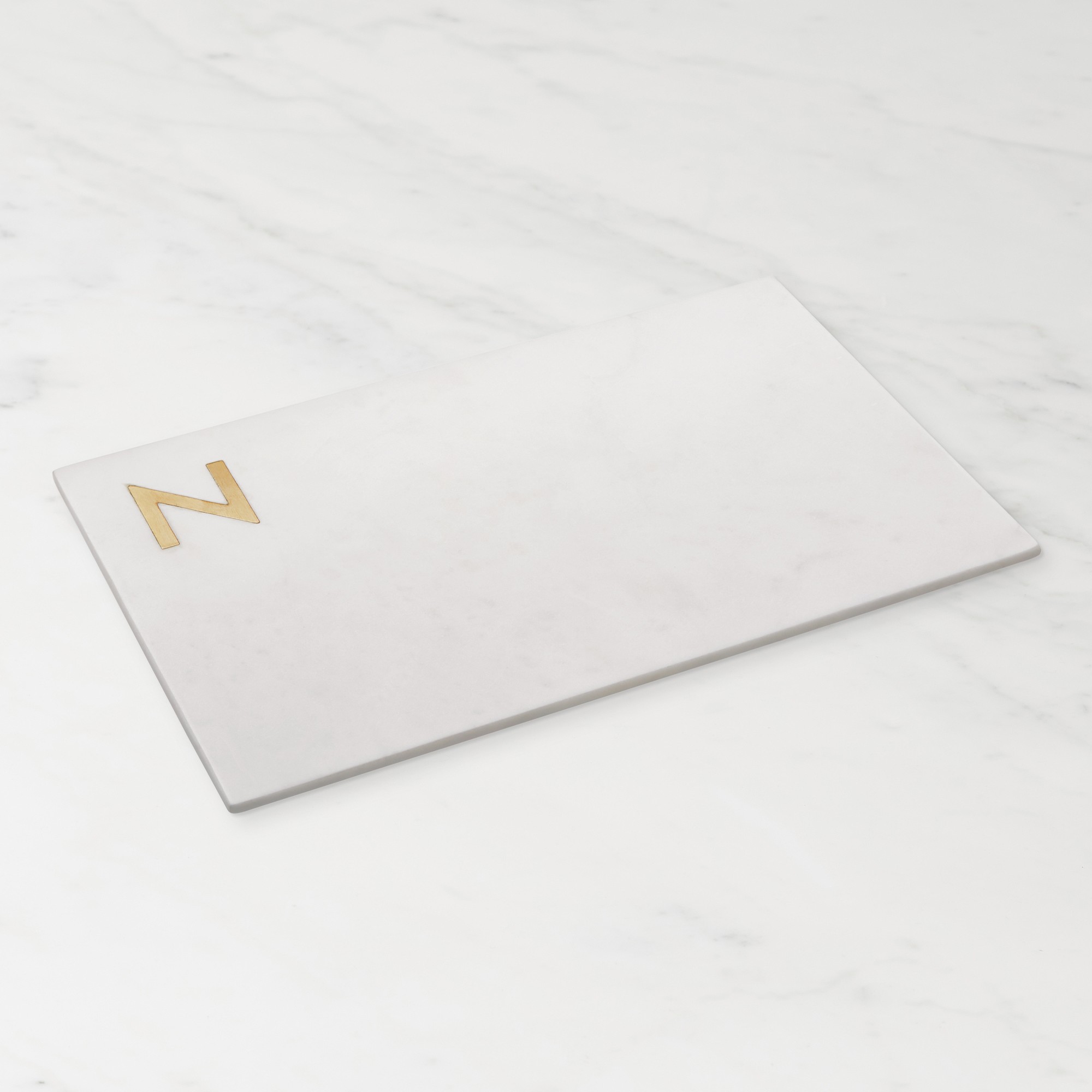 Marble & Brass Monogram Board