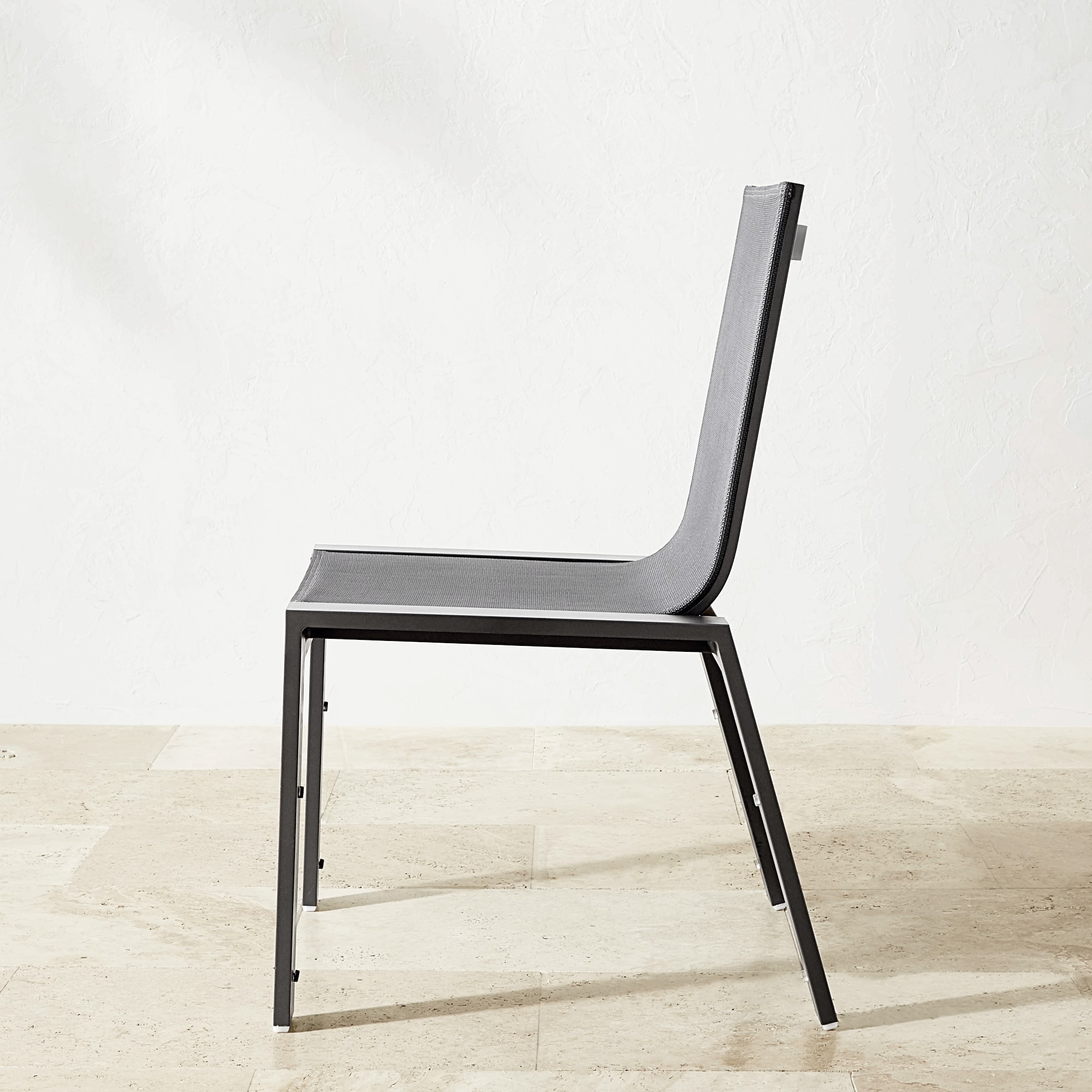 Santa Barbara Outdoor Metal Dining Side Chair