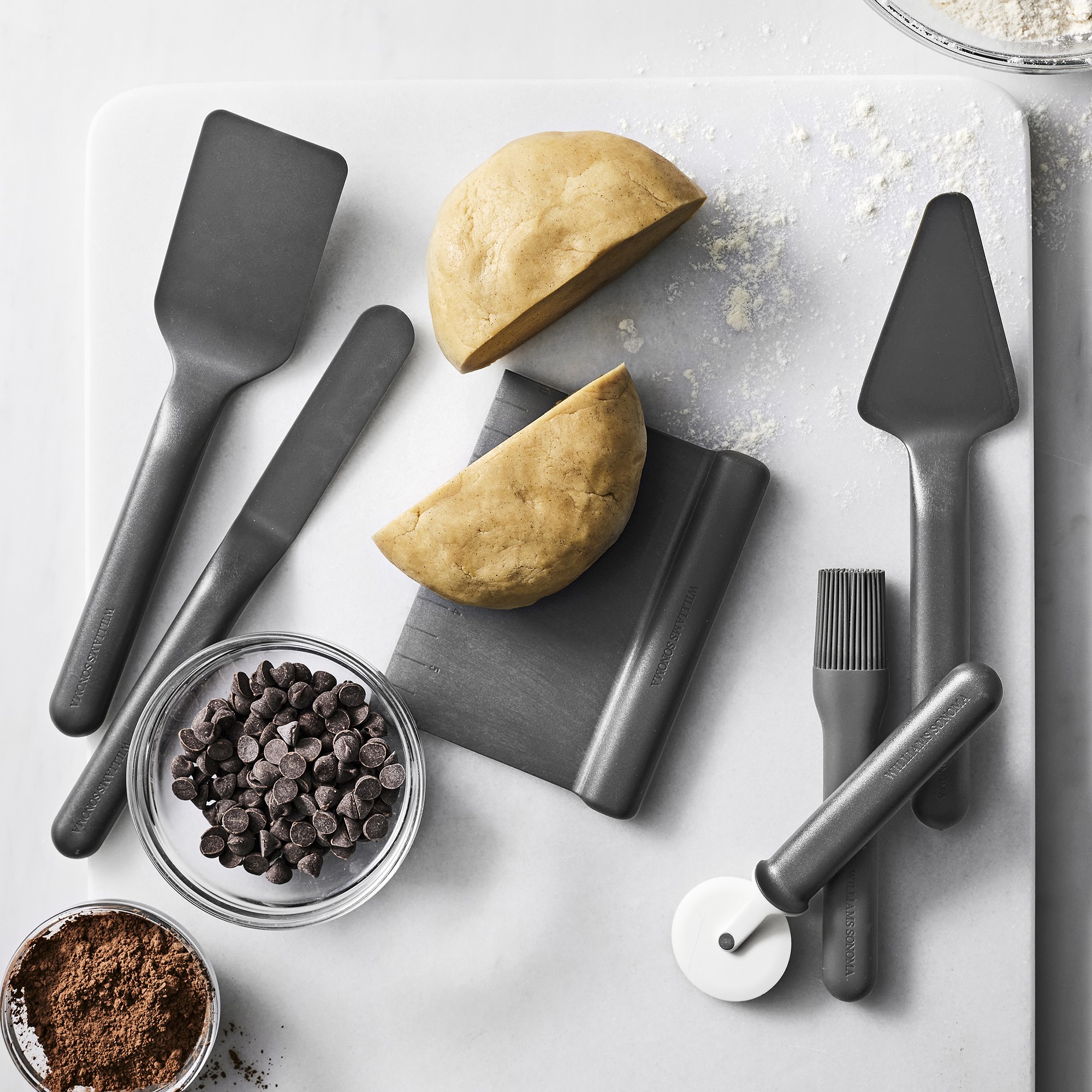 Williams Sonoma Goldtouch® Pro Silicone and Nylon Bench Scraper