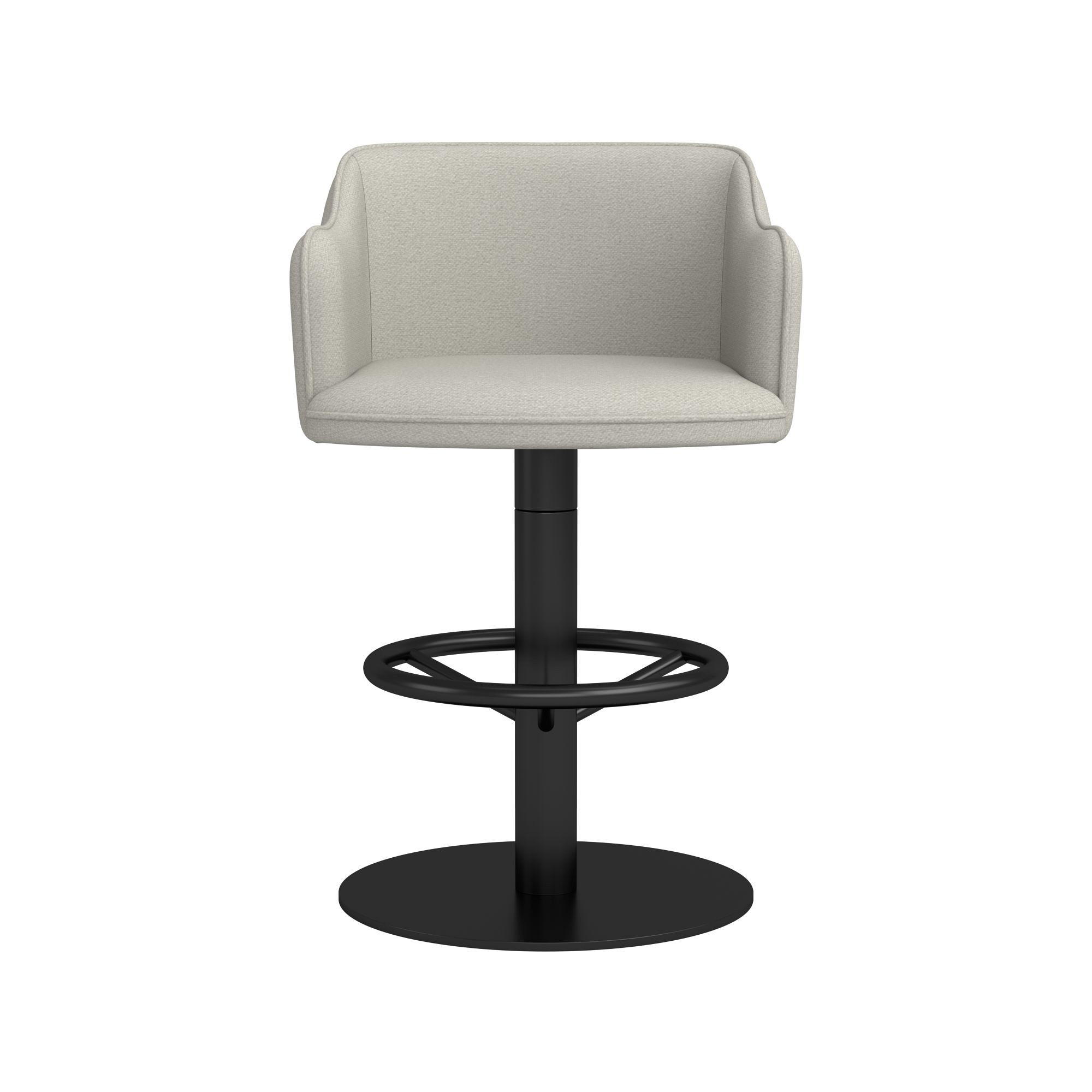Harding Upholstered Pedestal Counter  & Bar Stool