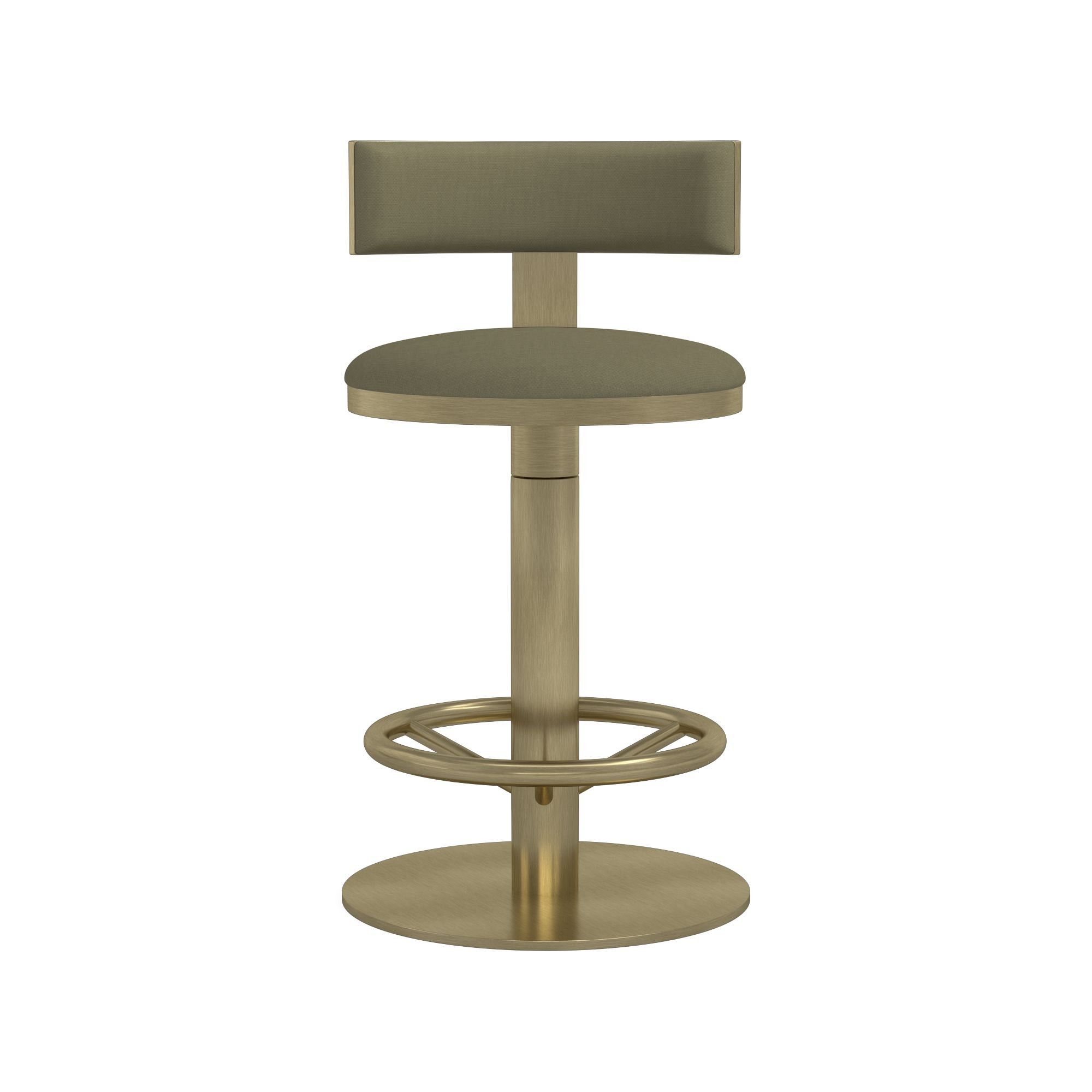 Larkin Upholstered Pedestal Counter & Bar Stool