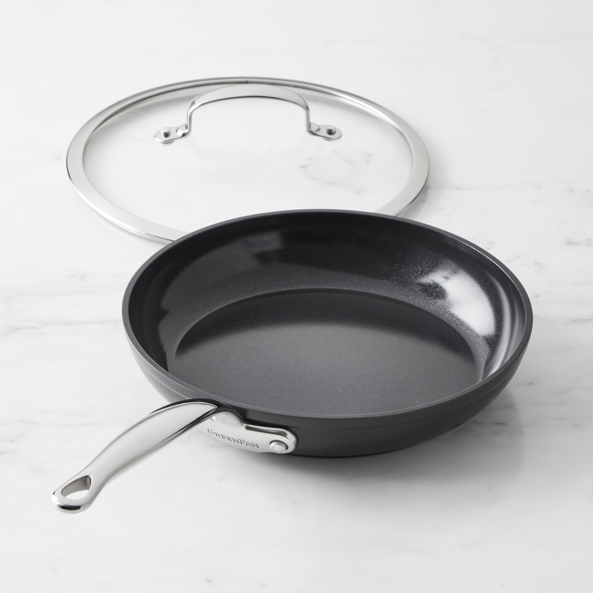 GreenPan™ Premiere Hard Anodized Ceramic Nonstick Covered Fry Pan