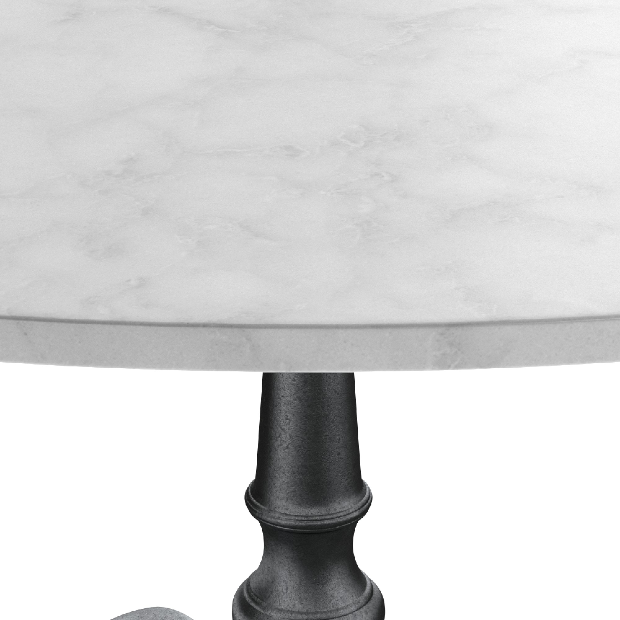 La Coupole Round Iron Bistro Table (42