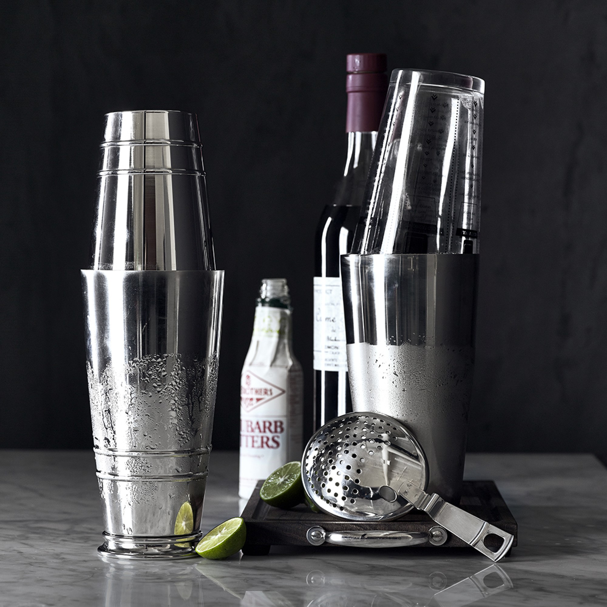 Williams Sonoma Double-Walled Boston Cocktail Shaker