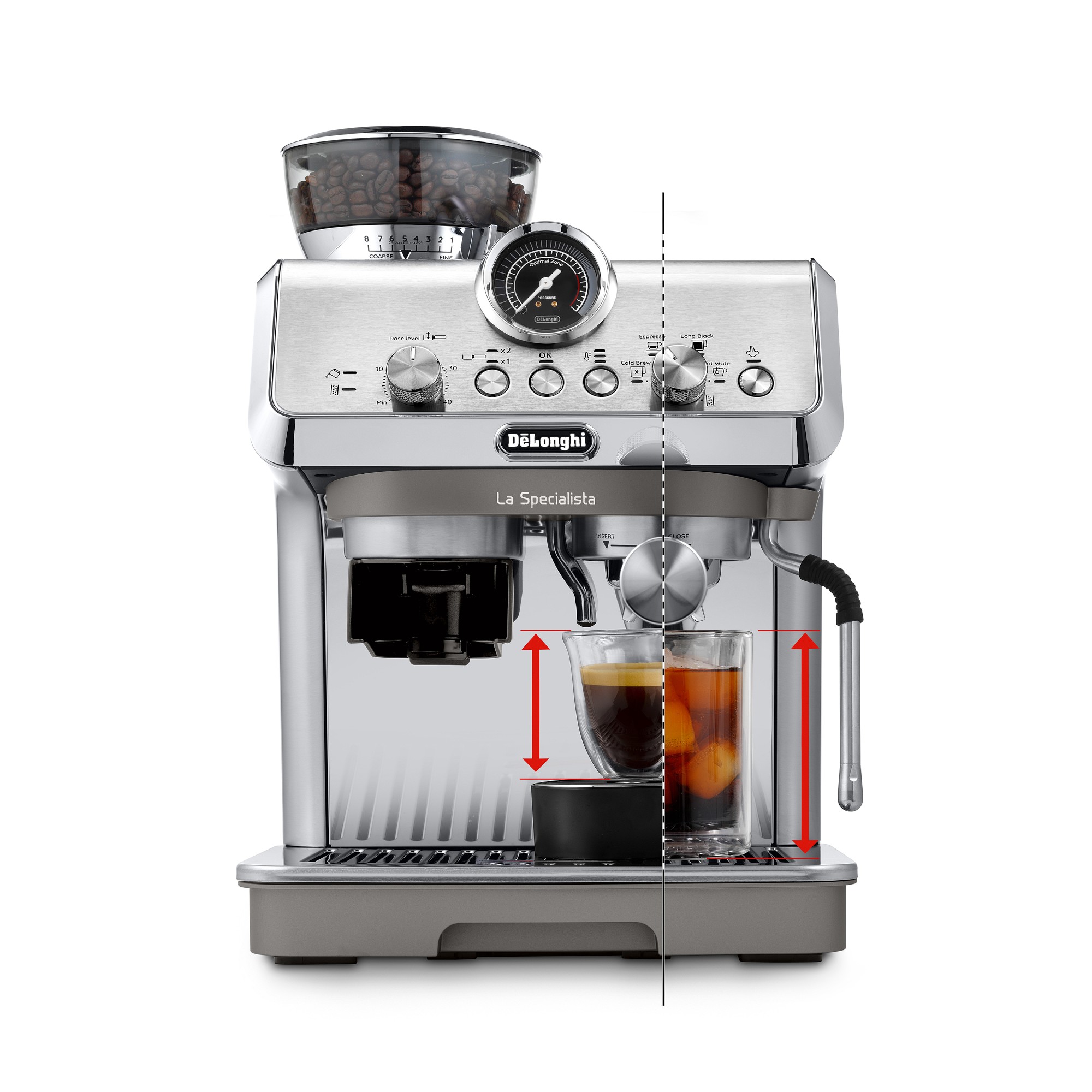 De'Longhi La Specialista Arte Evo Espresso Machine with Cold Brew Technology