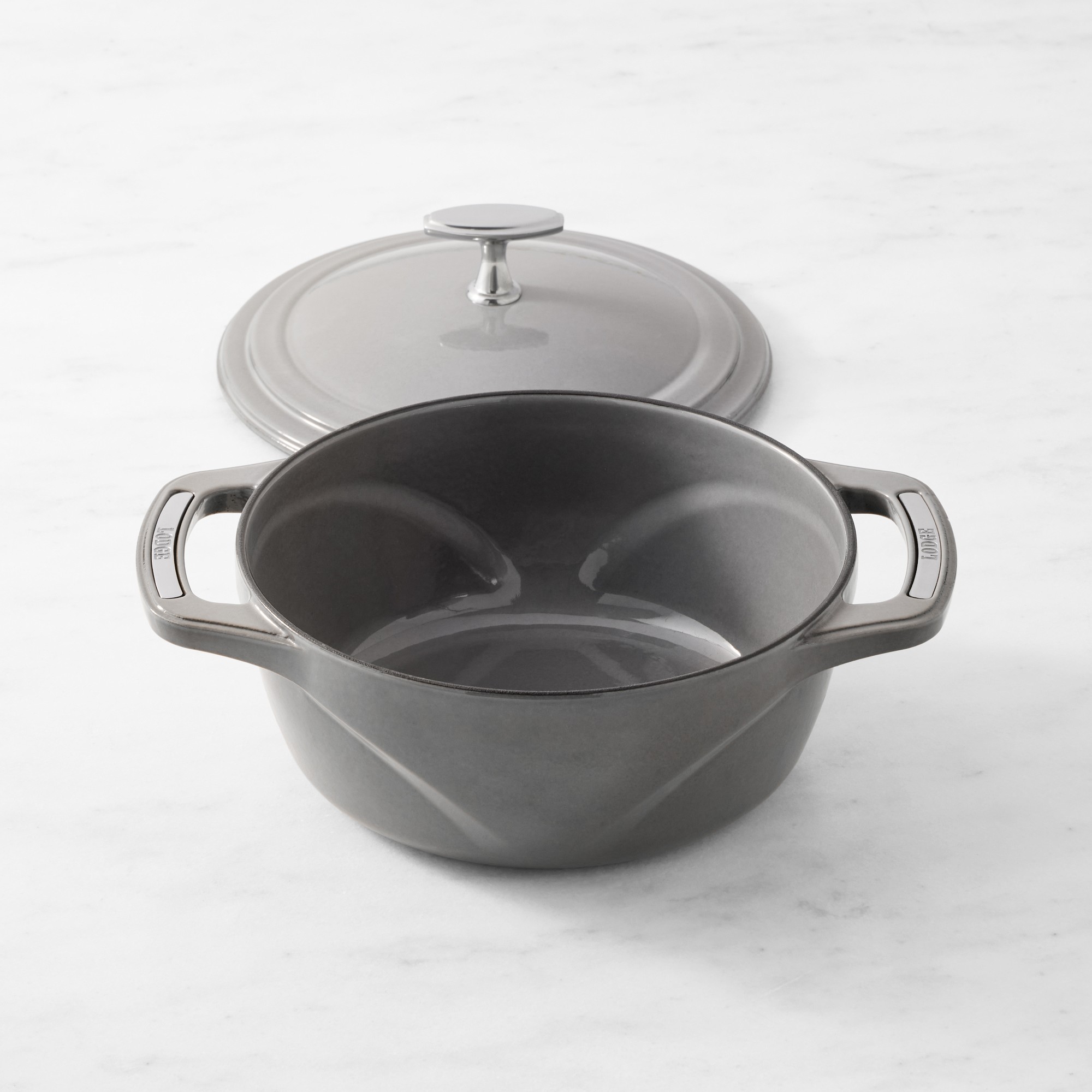 Lodge USA Enameled Cast Iron Dutch Oven